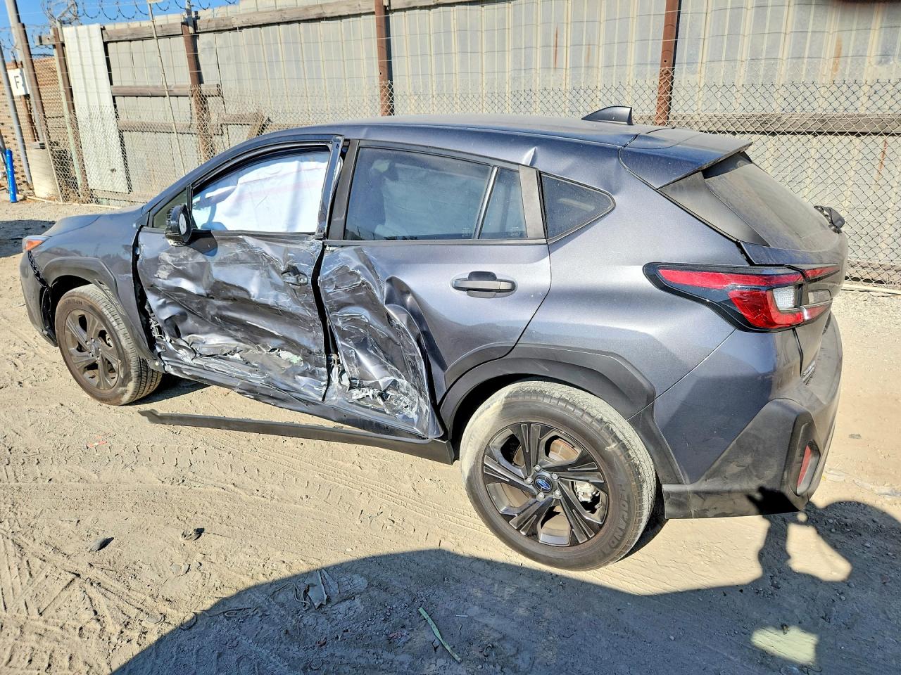 2024 Subaru Crosstrek Gray vin: JF2GUABC1R8376206