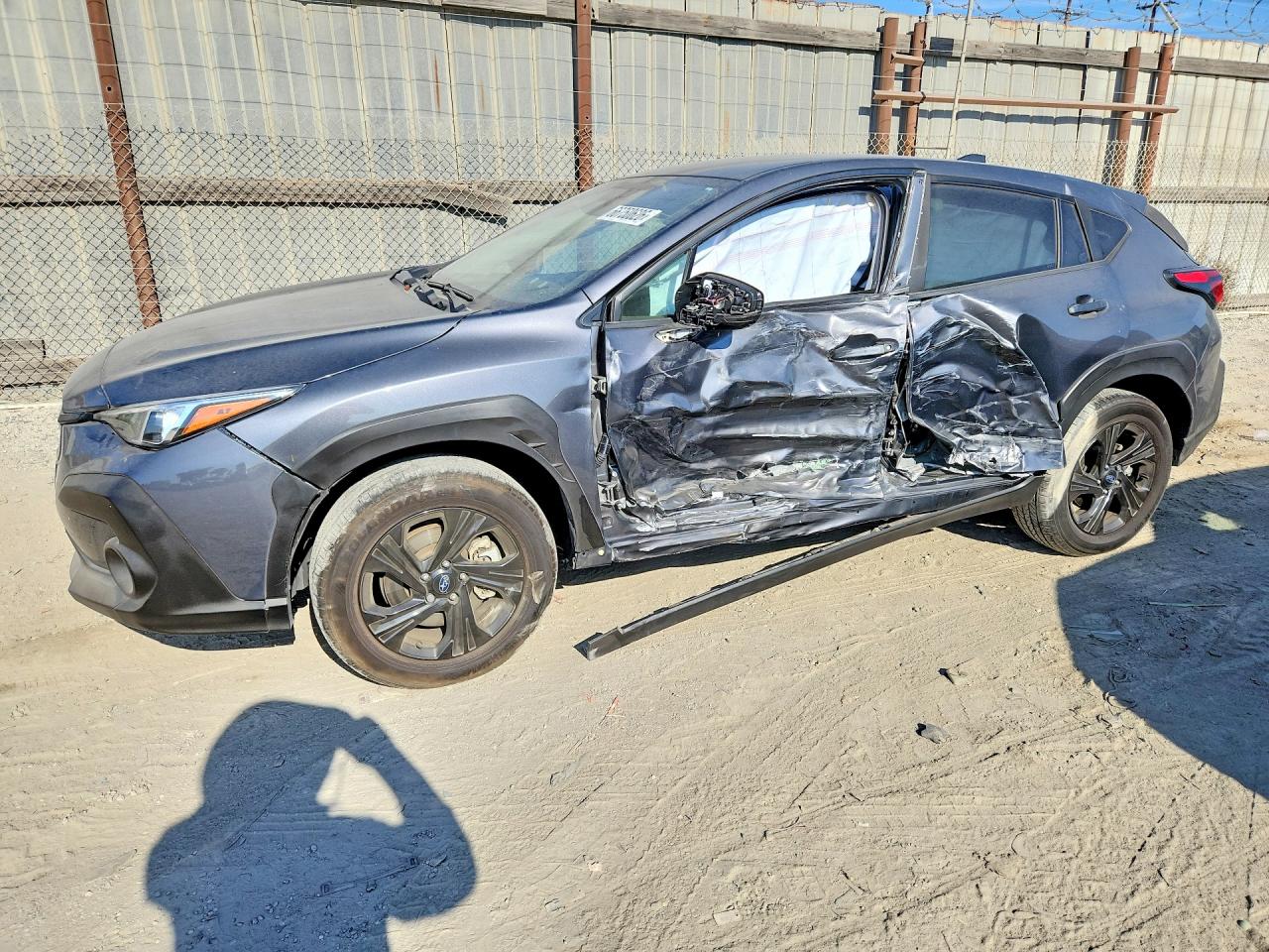 2024 Subaru Crosstrek Gray vin: JF2GUABC1R8376206