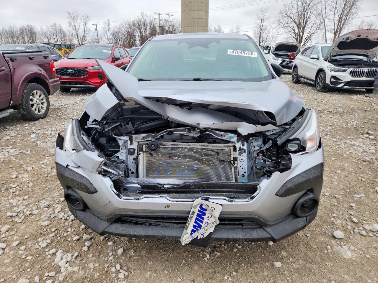 2024 Subaru Crosstrek Silver vin: JF2GUABC5R8389122