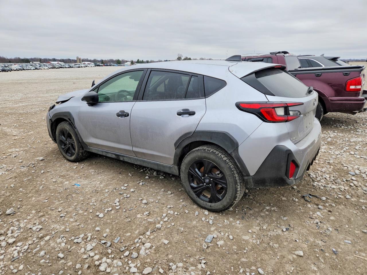 2024 Subaru Crosstrek Silver vin: JF2GUABC5R8389122