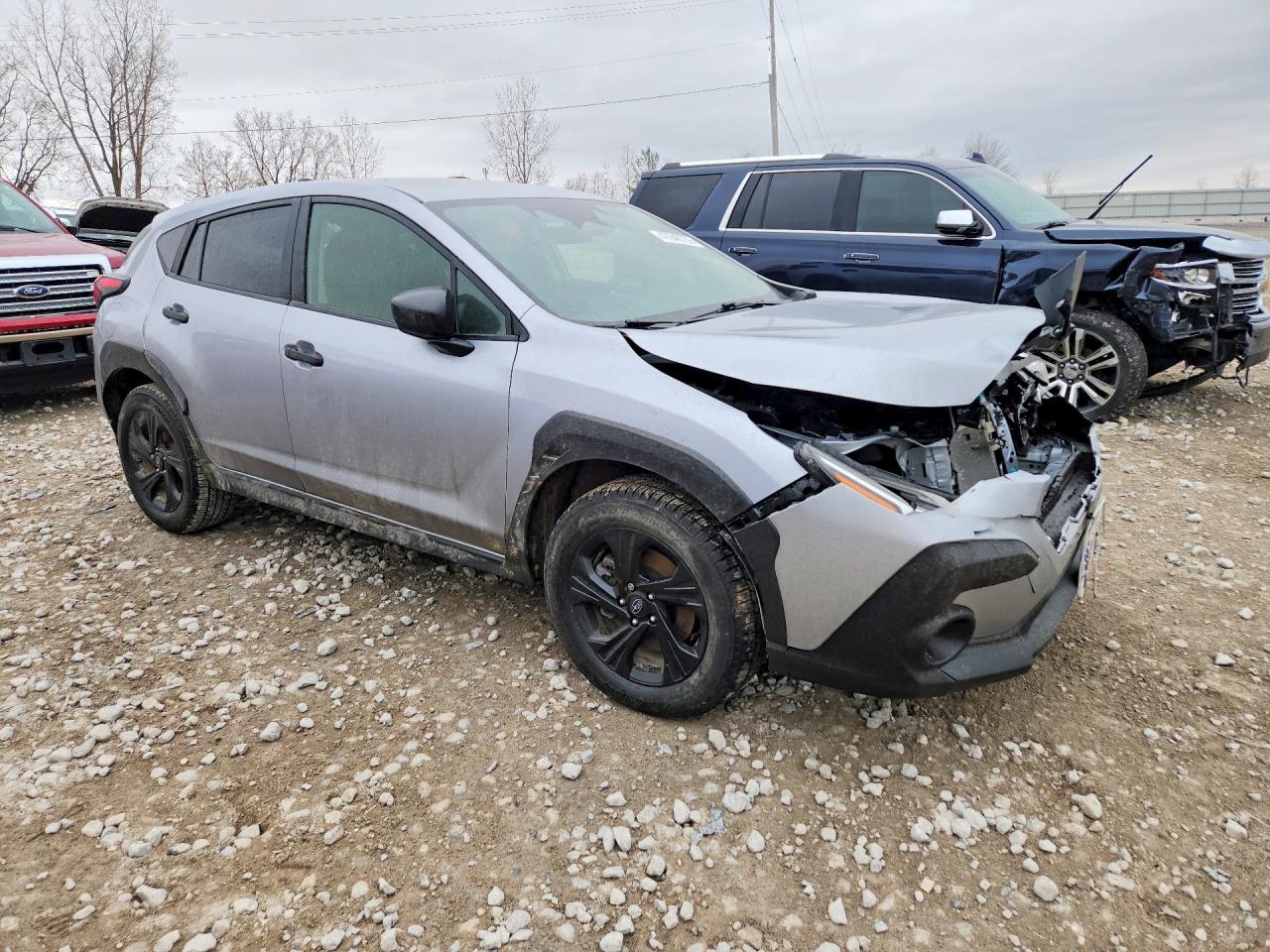 2024 Subaru Crosstrek Silver vin: JF2GUABC5R8389122