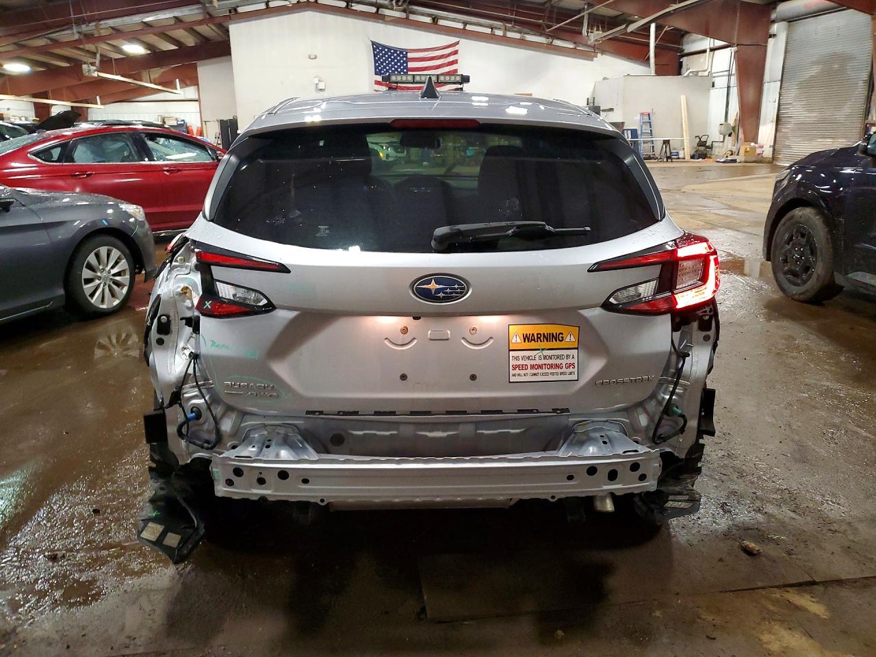 2024 Subaru Crosstrek Gray vin: JF2GUABC8RH890960