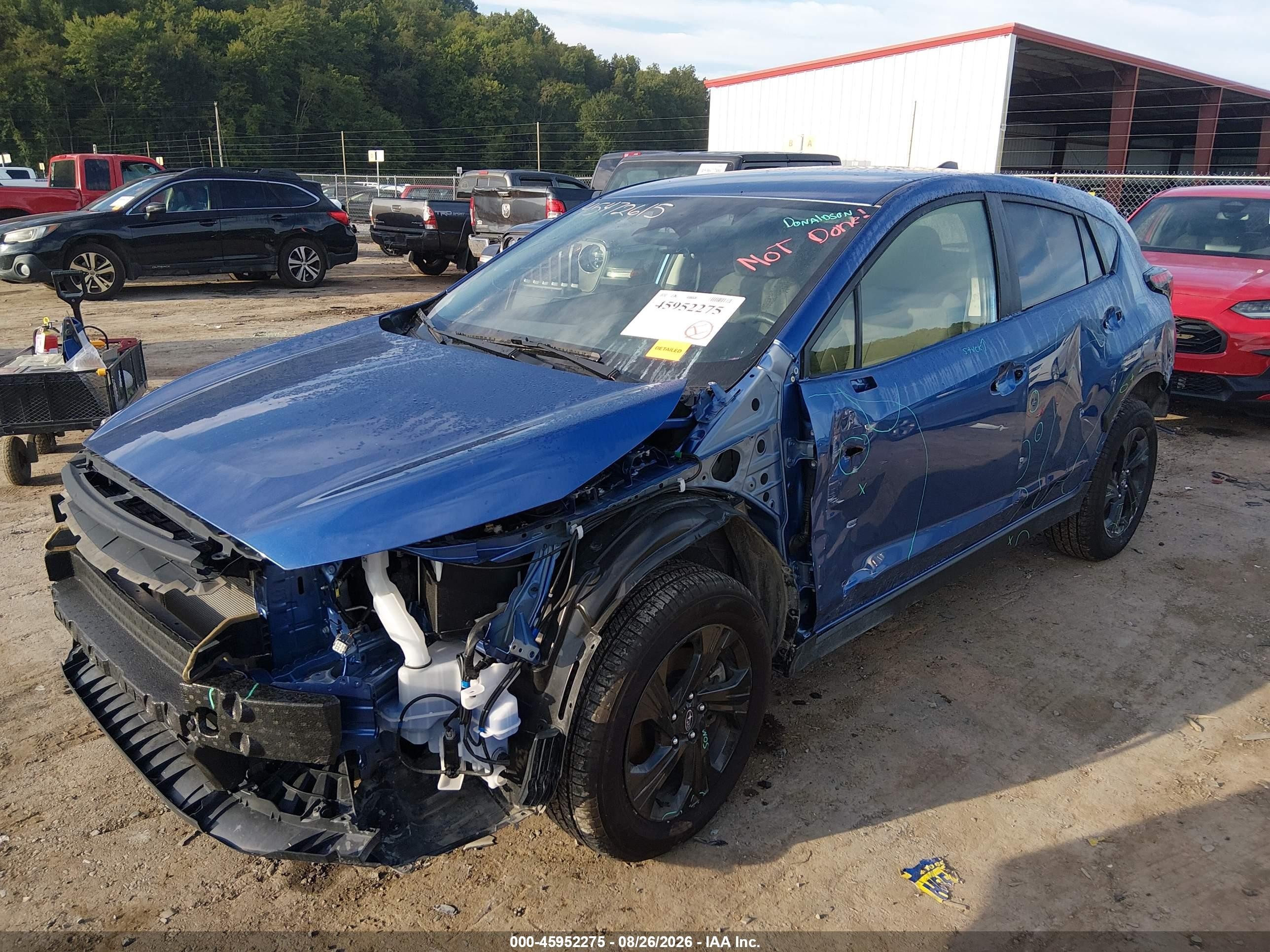 2025 Subaru Crosstrek   Blue vin: JF2GUABC8SH291515
