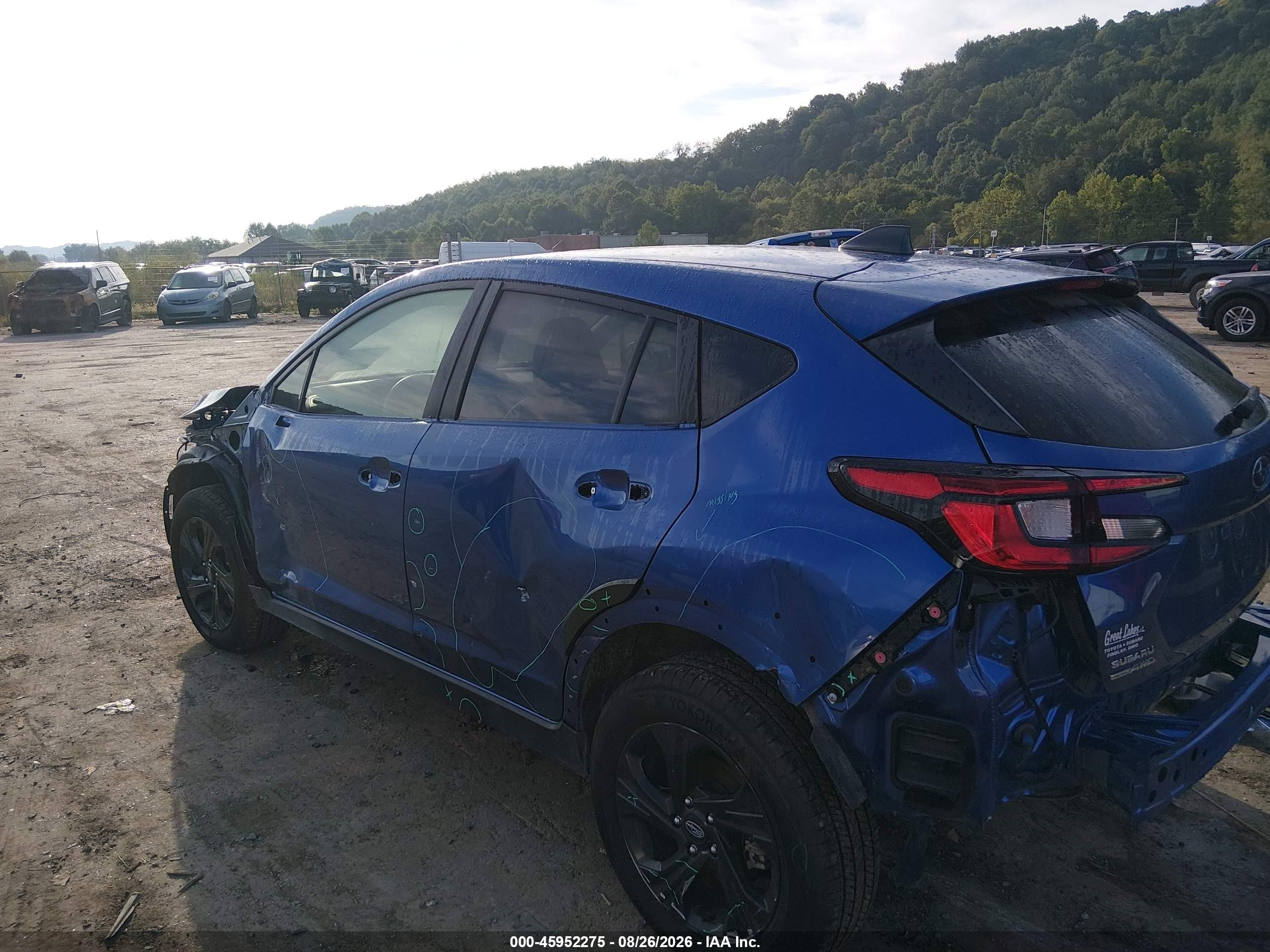 2025 Subaru Crosstrek   Blue vin: JF2GUABC8SH291515
