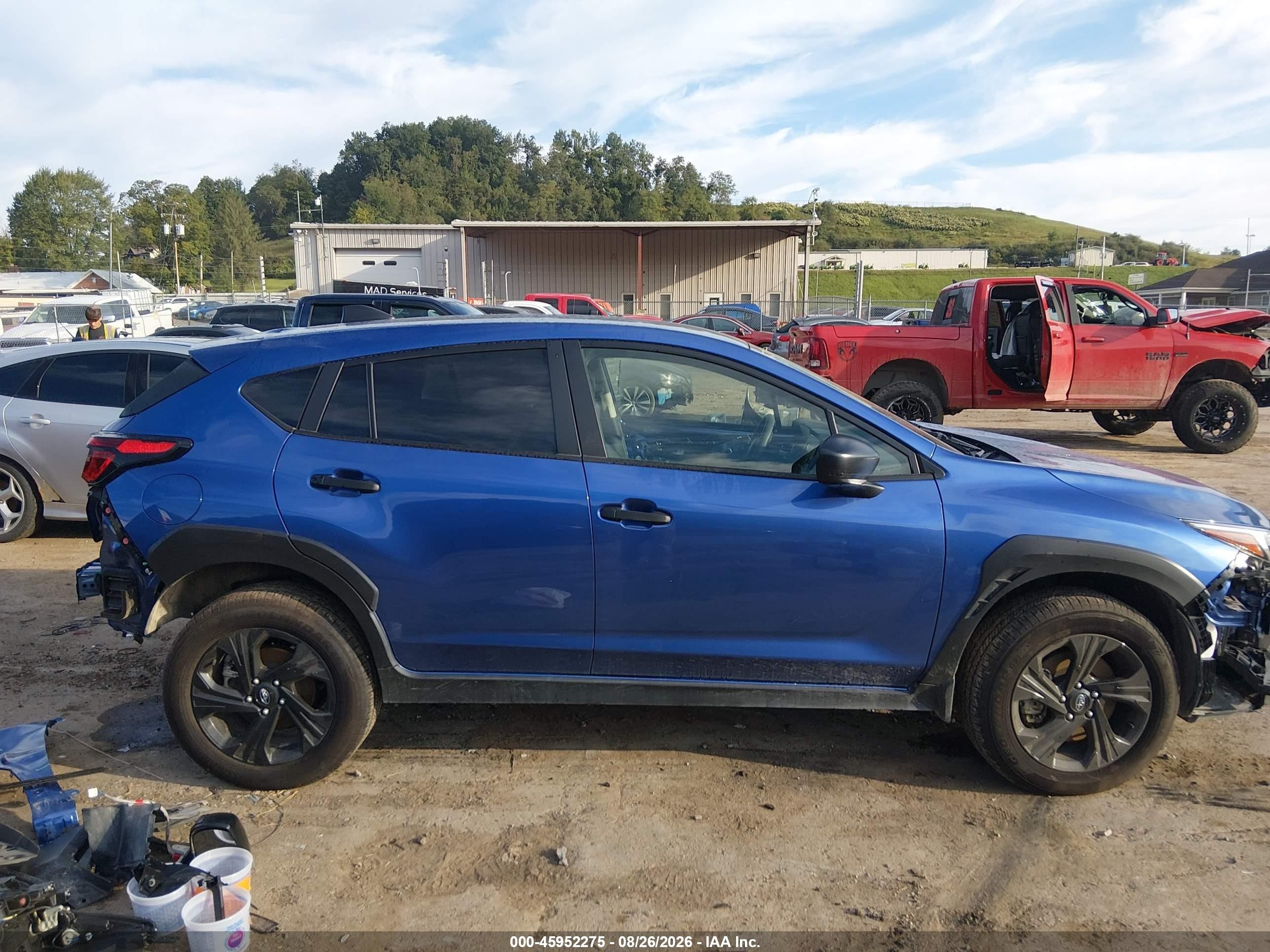 2025 Subaru Crosstrek   Blue vin: JF2GUABC8SH291515