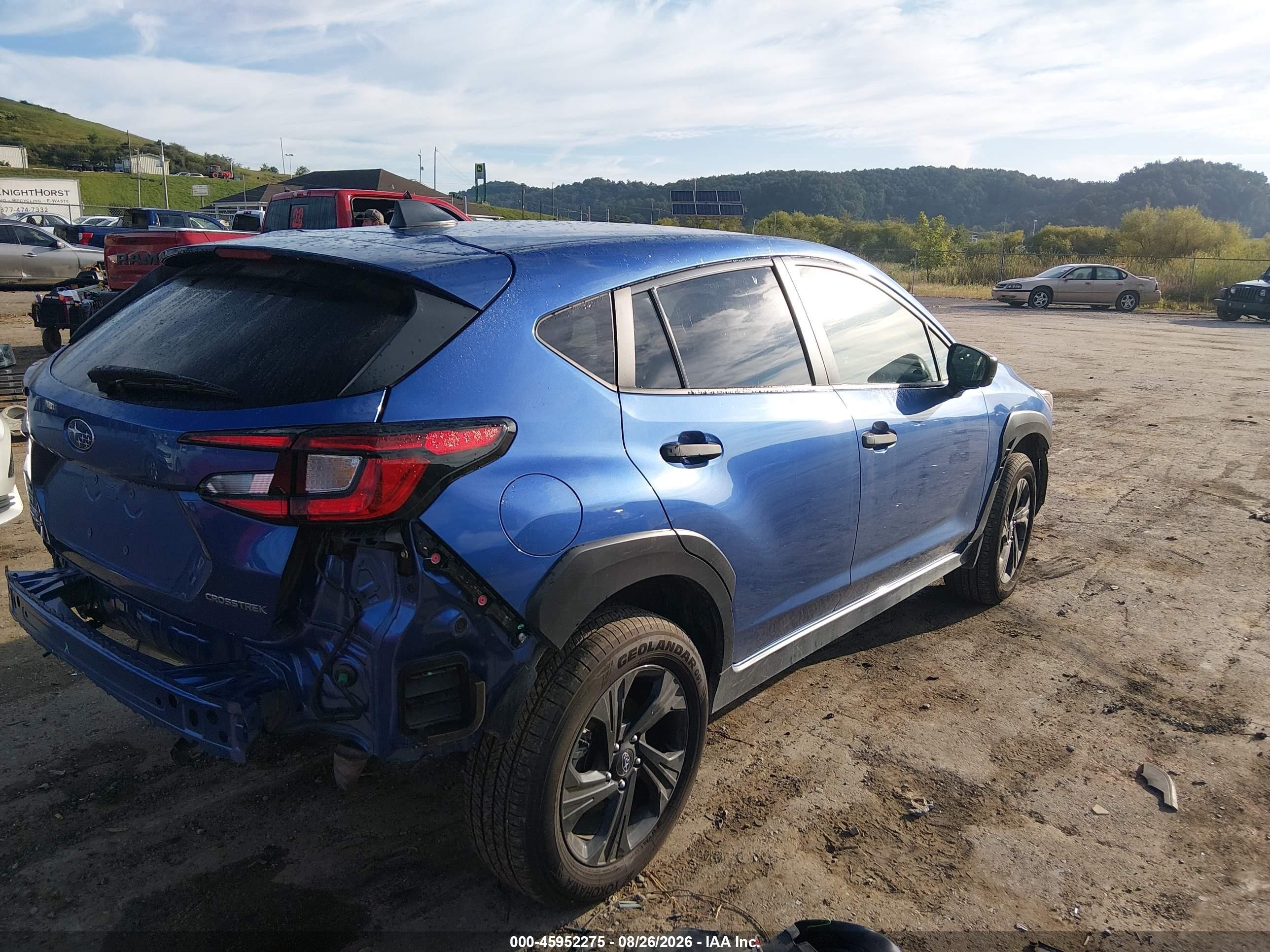2025 Subaru Crosstrek   Blue vin: JF2GUABC8SH291515