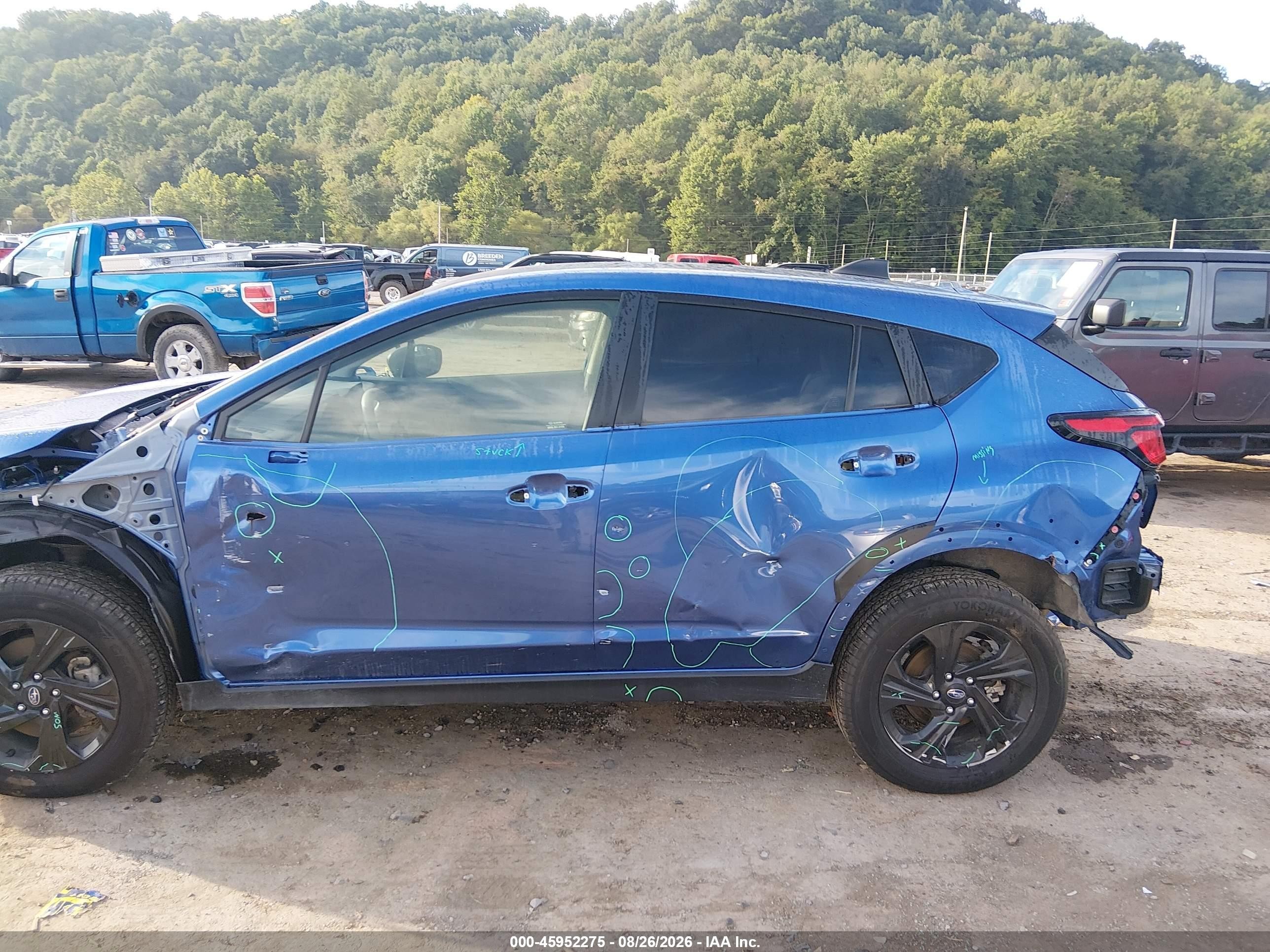 2025 Subaru Crosstrek   Blue vin: JF2GUABC8SH291515