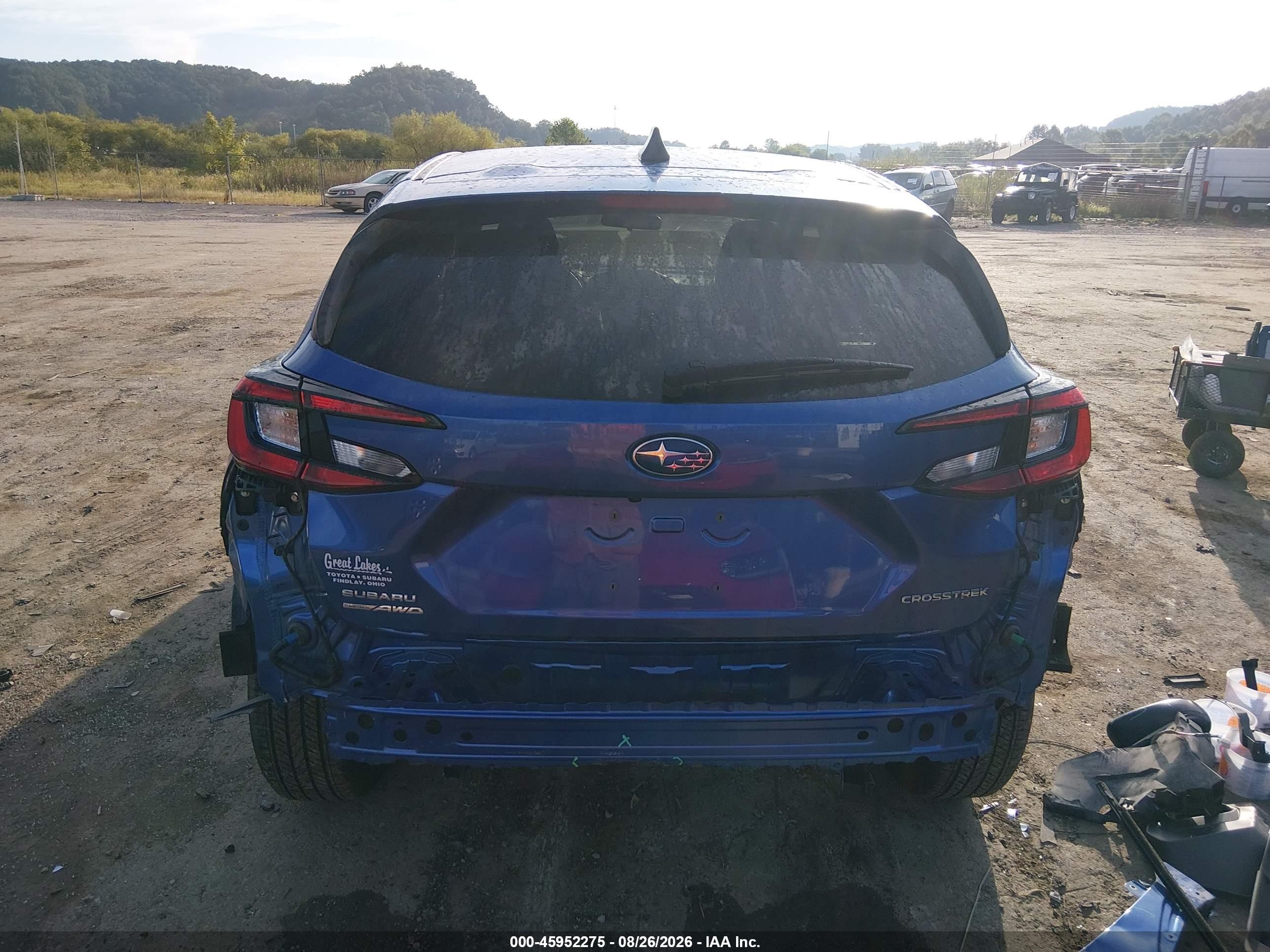 2025 Subaru Crosstrek   Blue vin: JF2GUABC8SH291515