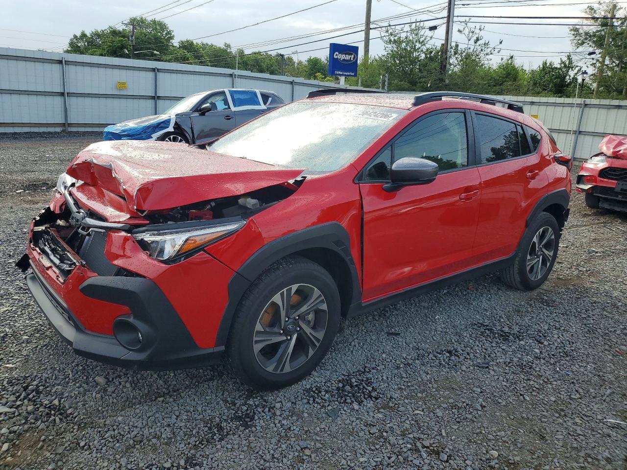 2024 Subaru Crosstrek Premium Red vin: JF2GUADC0RH327558