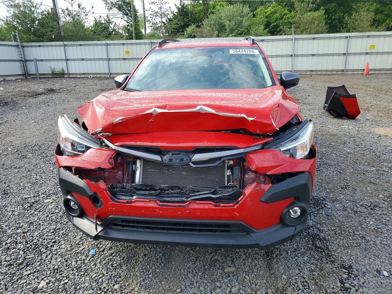 2024 Subaru Crosstrek Premium Red vin: JF2GUADC0RH327558