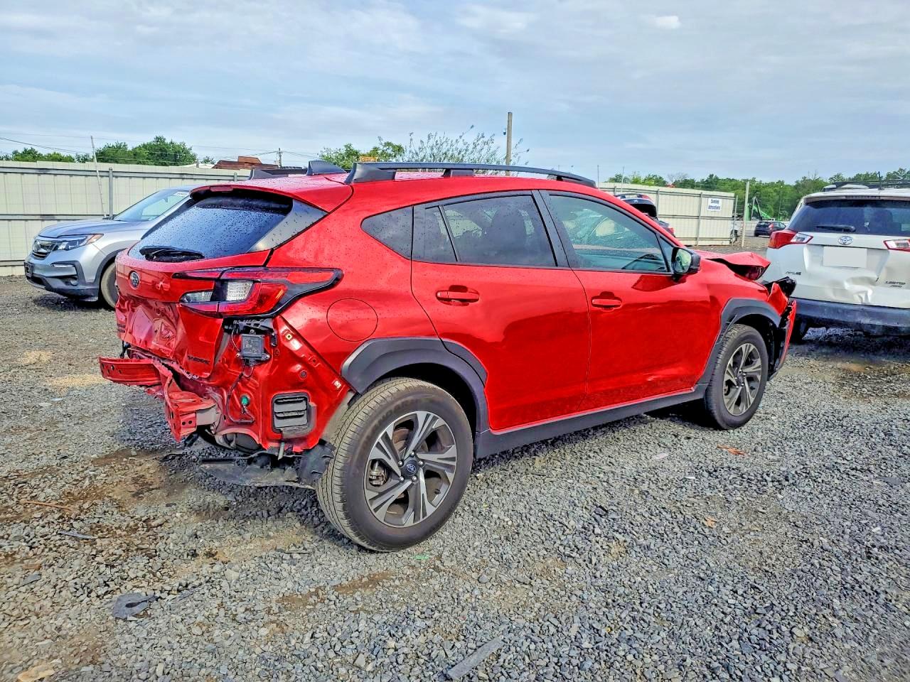 2024 Subaru Crosstrek Premium Red vin: JF2GUADC0RH327558