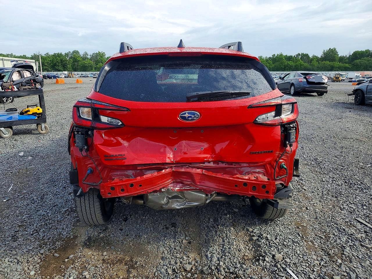 2024 Subaru Crosstrek Premium Red vin: JF2GUADC0RH327558