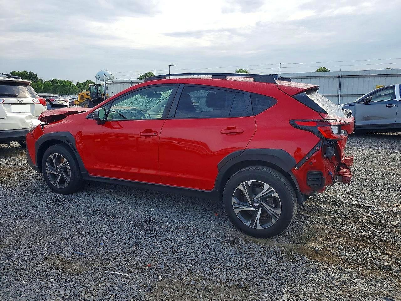 2024 Subaru Crosstrek Premium Red vin: JF2GUADC0RH327558