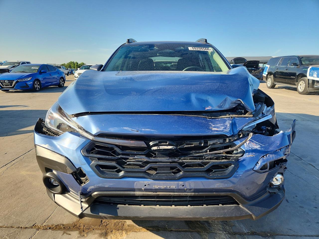2024 Subaru Crosstrek Premium Blue vin: JF2GUADC1RH337693