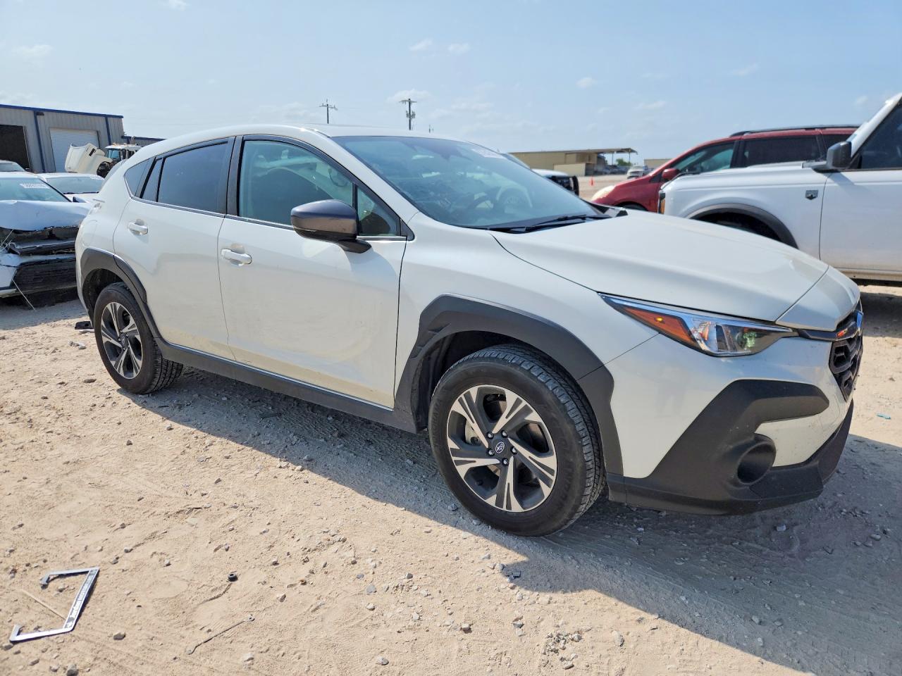 2024 Subaru Crosstrek Premium White vin: JF2GUADC3R8254833