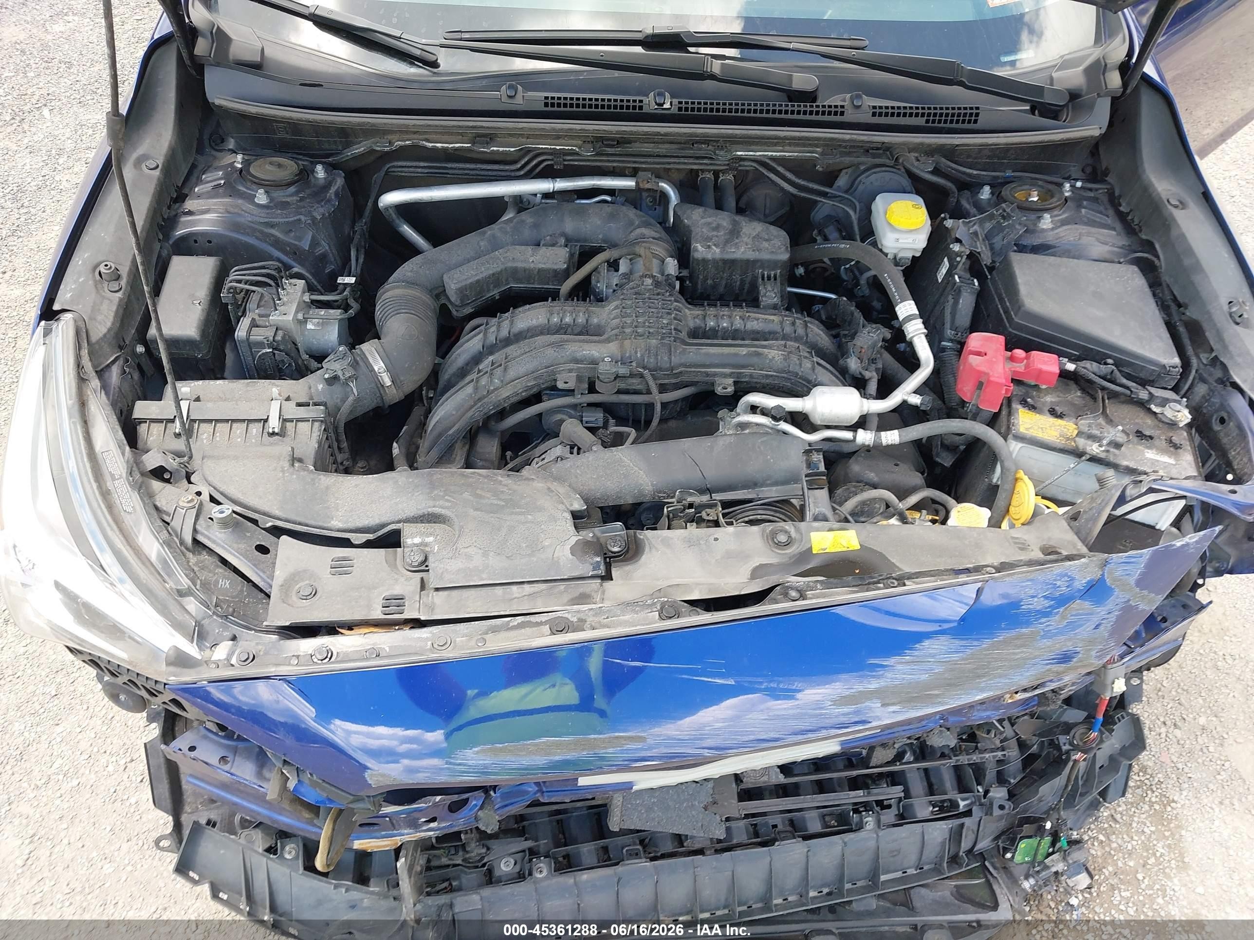 2024 Subaru Crosstrek Premium Blue vin: JF2GUADC4R8268269