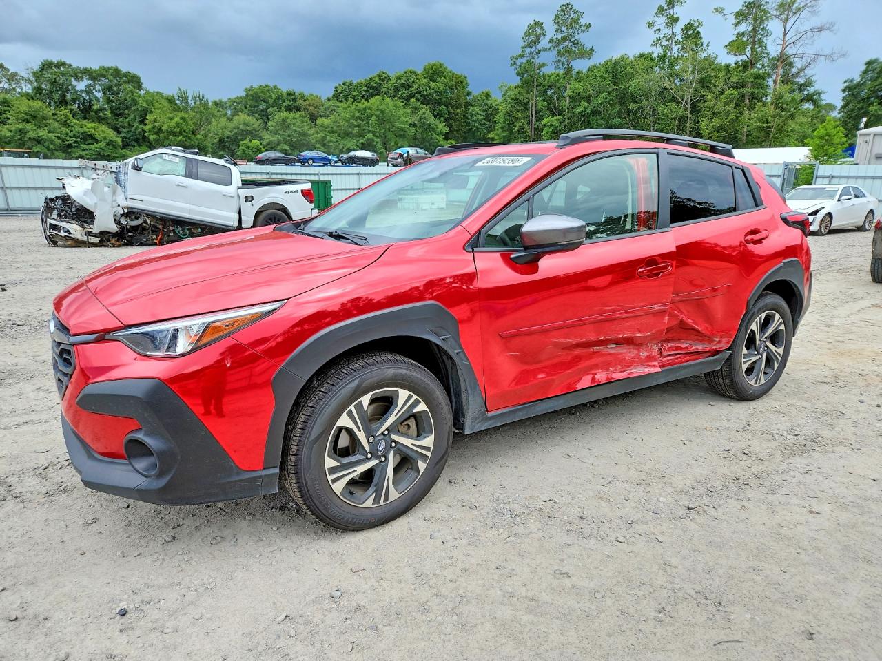 2024 Subaru Crosstrek Premium Красный vin: JF2GUADC4RH390839