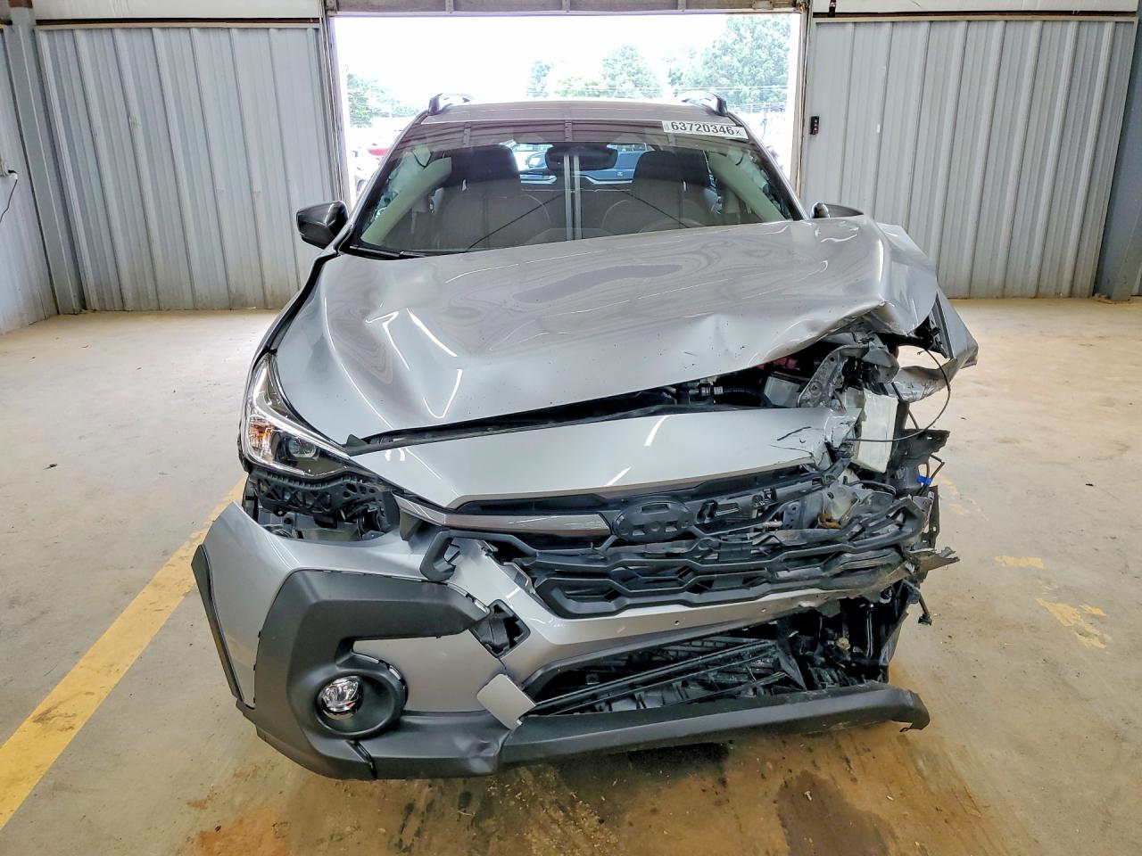 2024 Subaru Crosstrek Premium Silver vin: JF2GUADC5R8222689