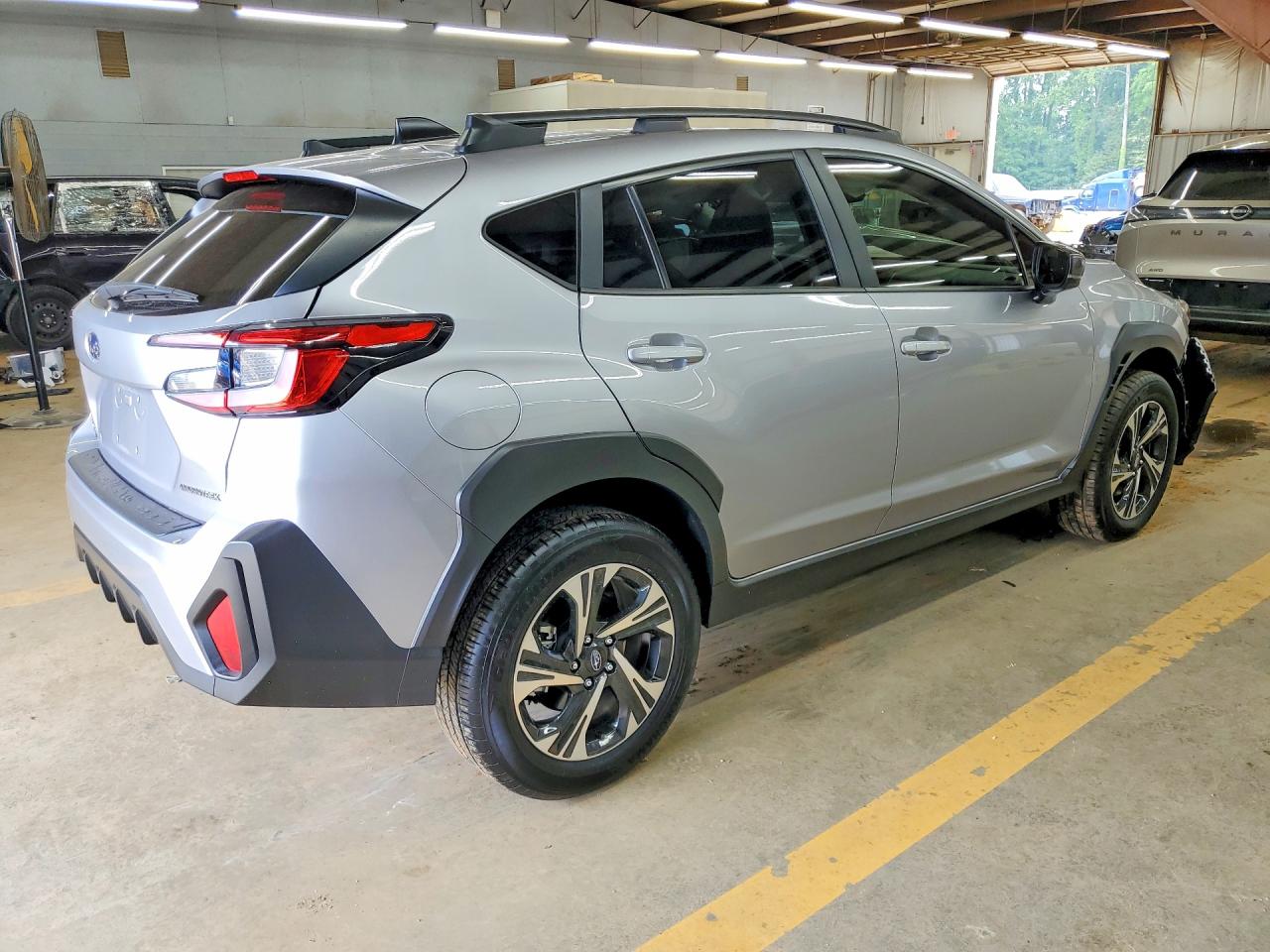 2024 Subaru Crosstrek Premium Silver vin: JF2GUADC5R8222689