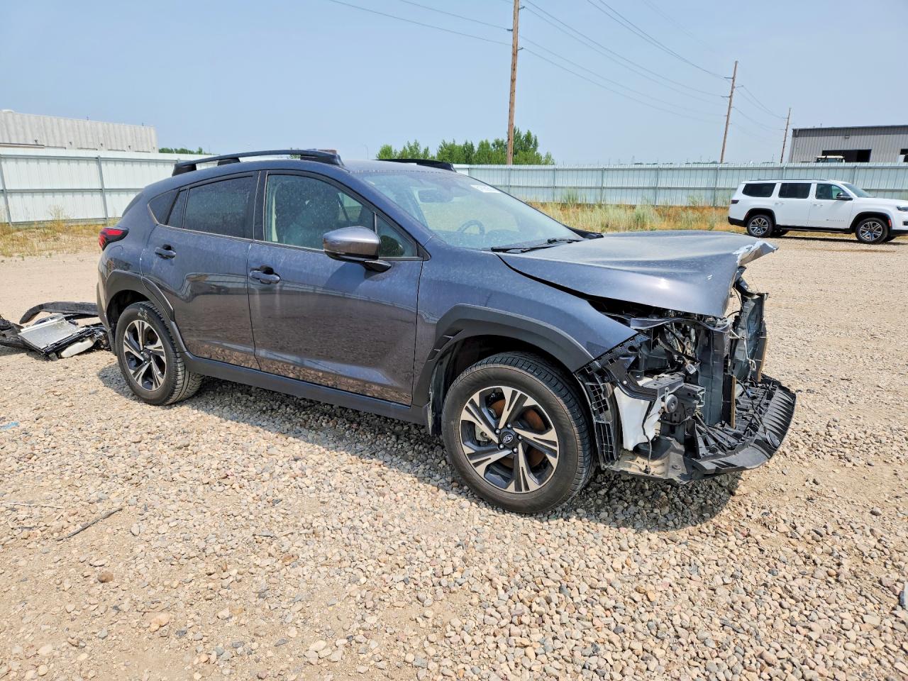 2024 Subaru Crosstrek Premium Gray vin: JF2GUADC5RH203494