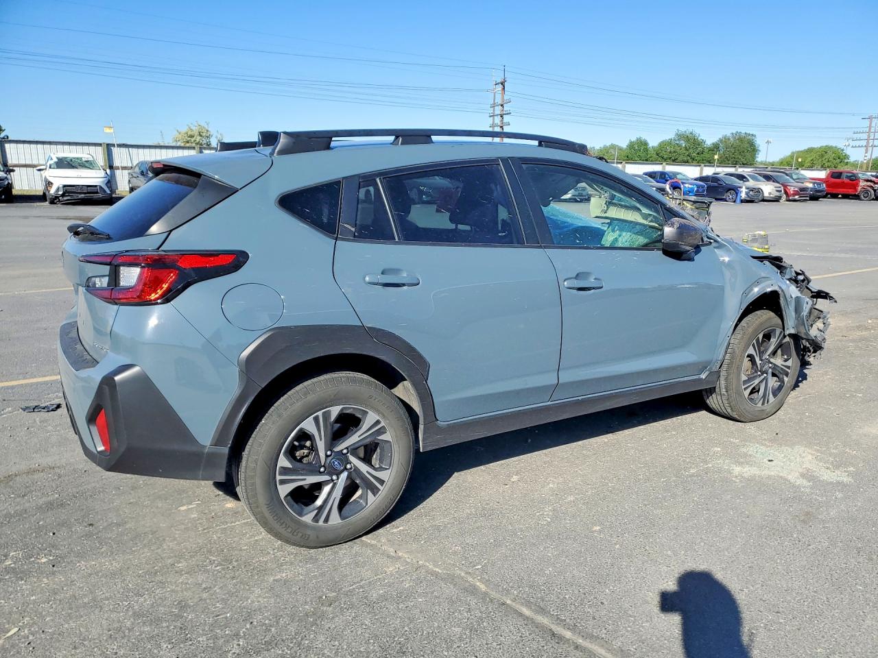 2024 Subaru Crosstrek Premium Gray vin: JF2GUADC6RH217856