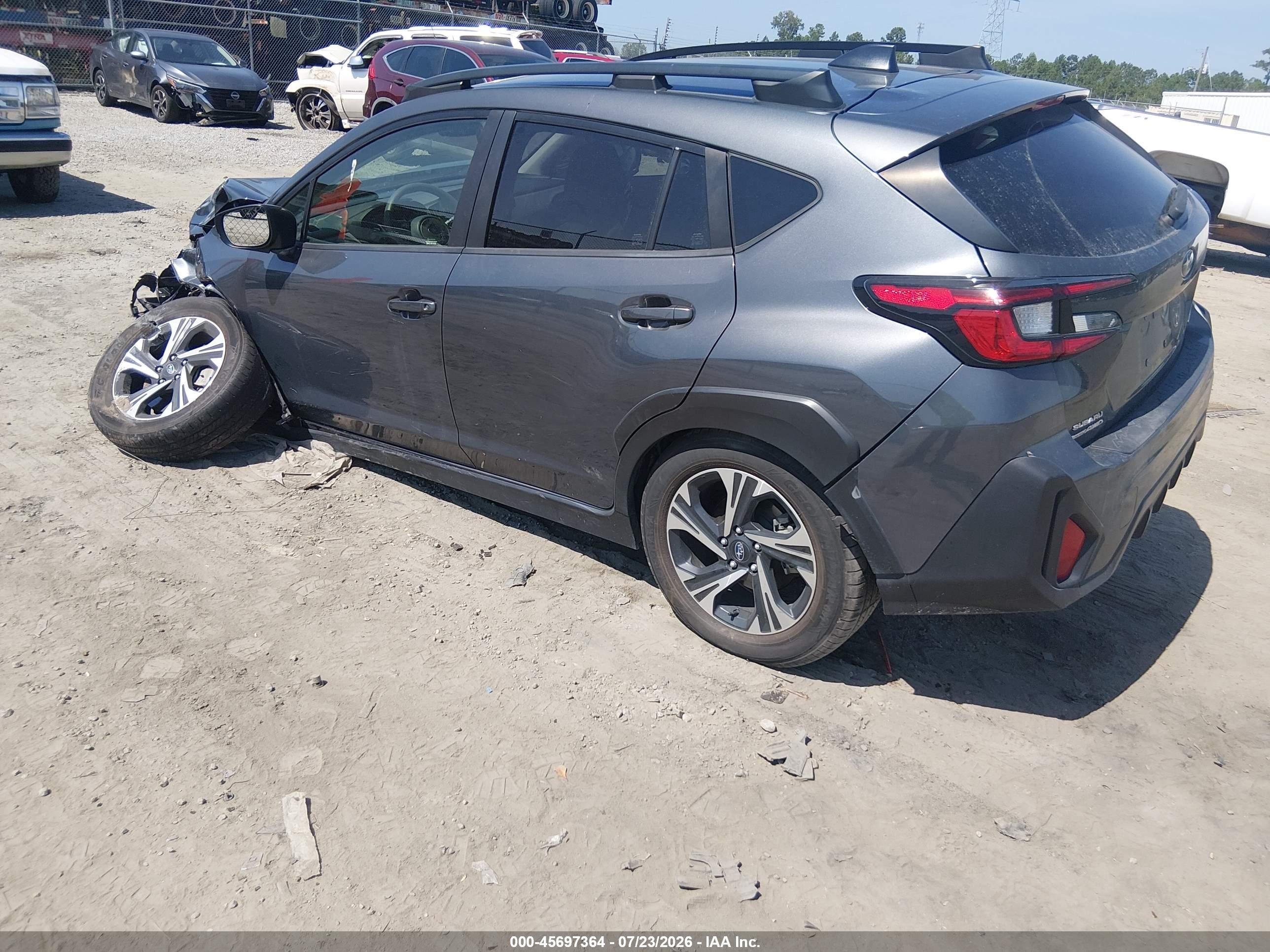 2024 Subaru Crosstrek Premium Gray vin: JF2GUADC8R8304464