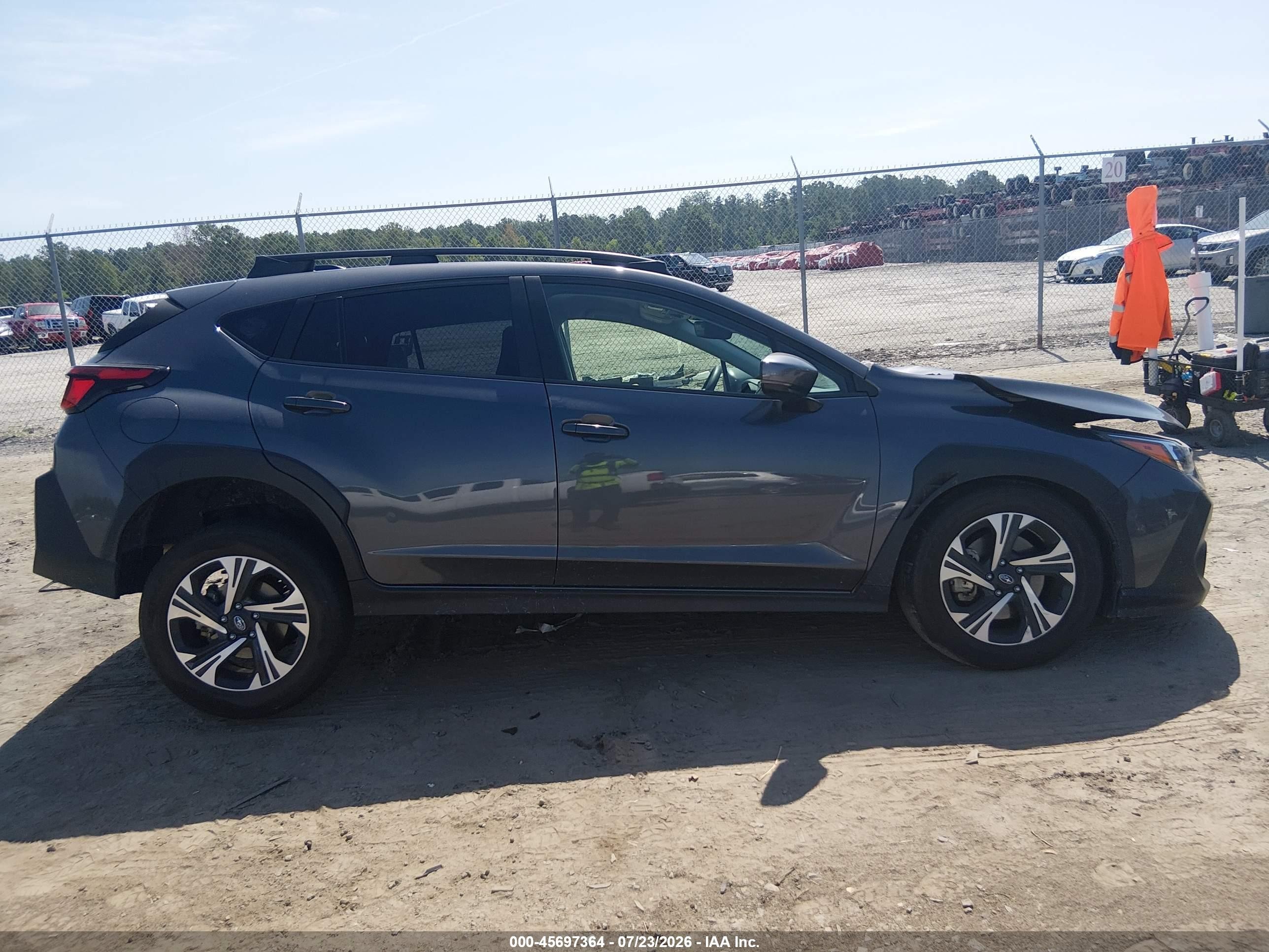 2024 Subaru Crosstrek Premium Gray vin: JF2GUADC8R8304464