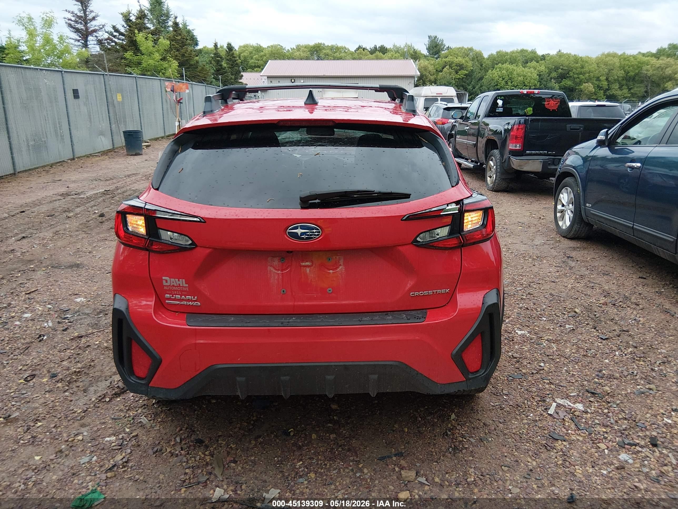 2024 Subaru Crosstrek Premium Red vin: JF2GUADC8R8902263
