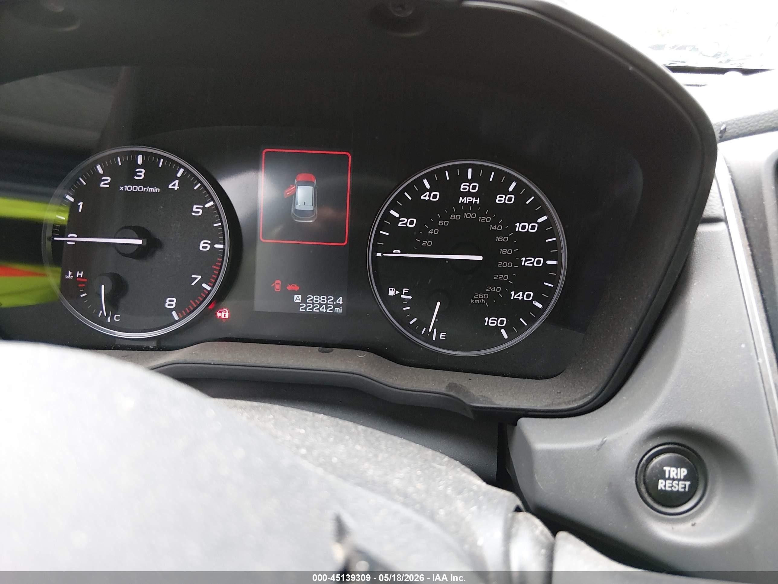 2024 Subaru Crosstrek Premium Red vin: JF2GUADC8R8902263