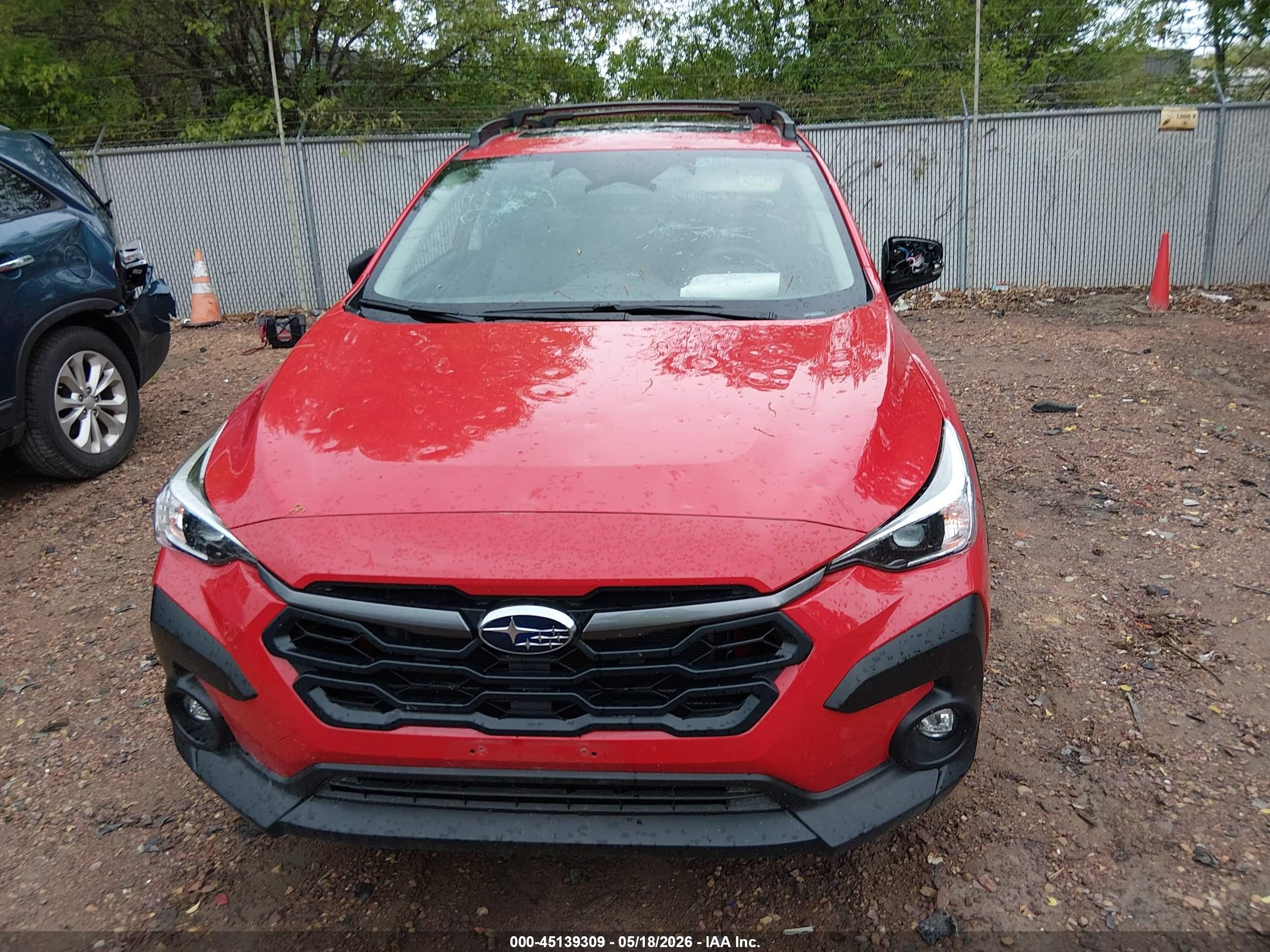 2024 Subaru Crosstrek Premium Red vin: JF2GUADC8R8902263