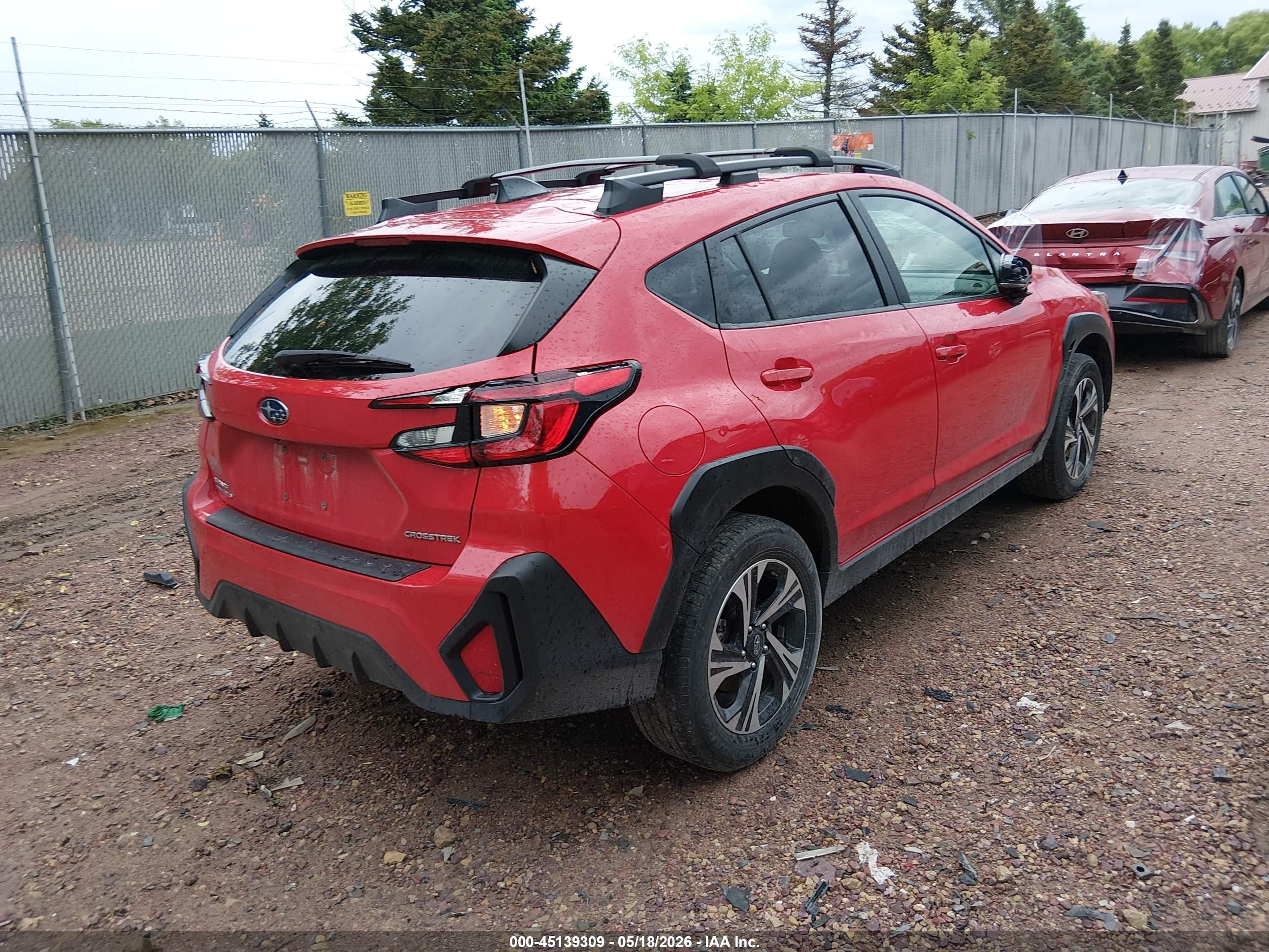 2024 Subaru Crosstrek Premium Red vin: JF2GUADC8R8902263