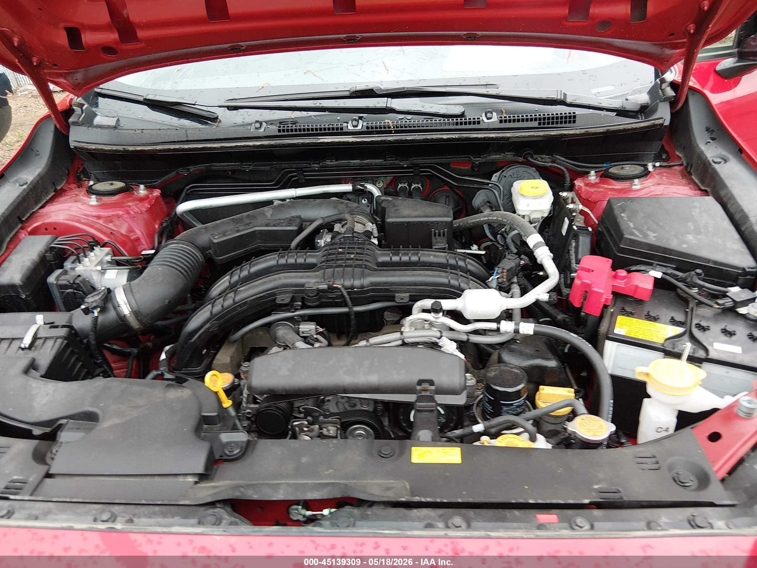 2024 Subaru Crosstrek Premium Red vin: JF2GUADC8R8902263
