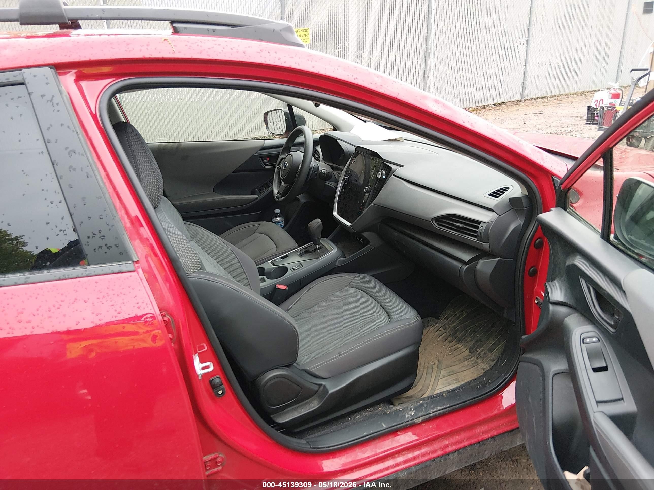 2024 Subaru Crosstrek Premium Red vin: JF2GUADC8R8902263