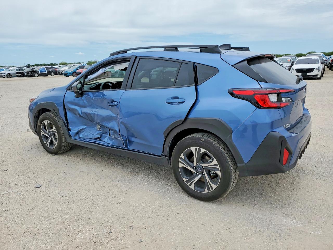 2024 Subaru Crosstrek Premium Blue vin: JF2GUADC8RH353535