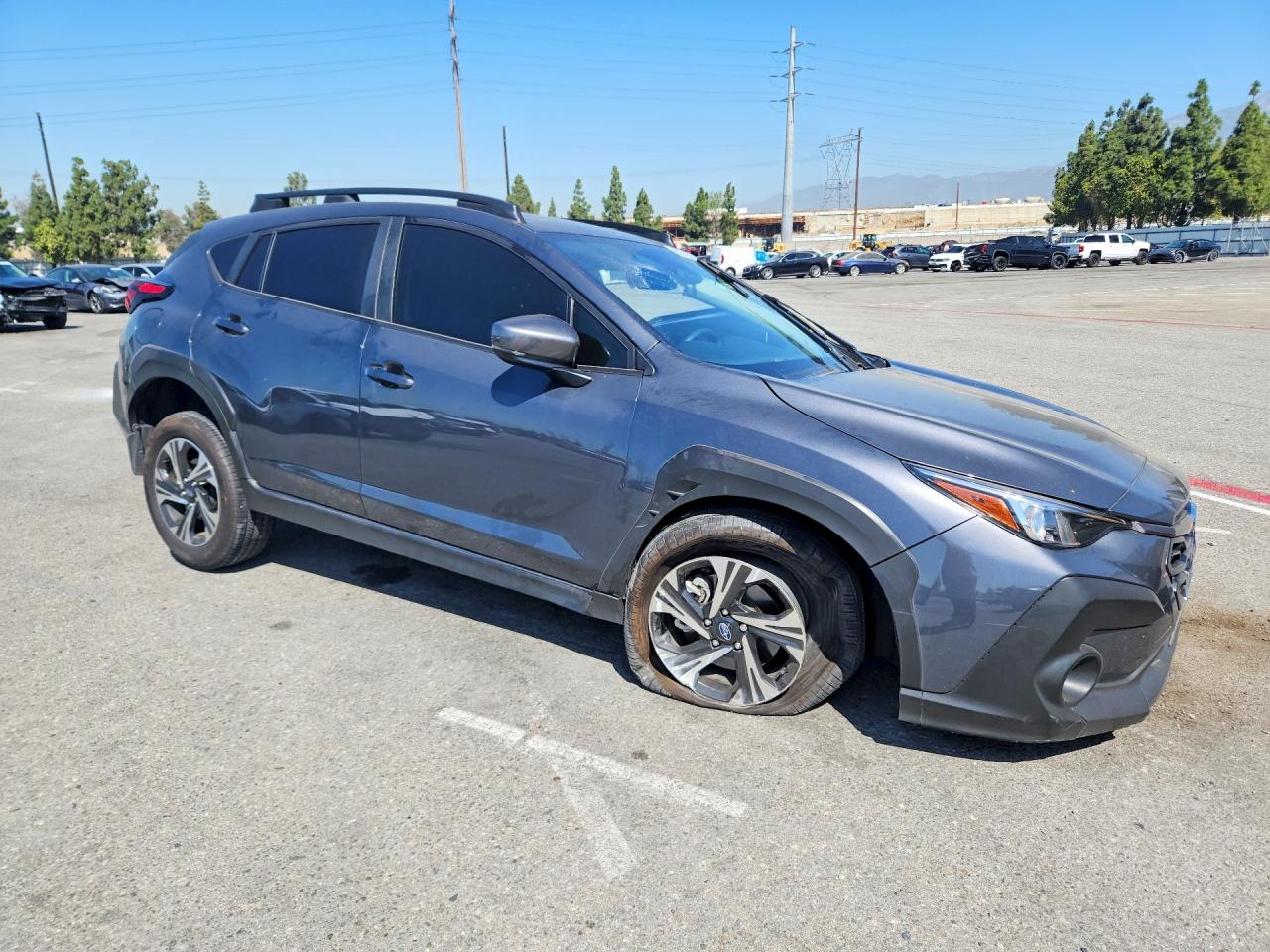2024 Subaru Crosstrek Premium Gray vin: JF2GUADC9R8917922