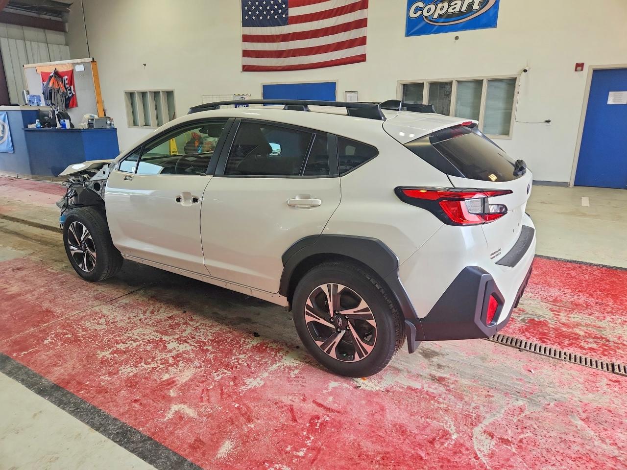 2024 Subaru Crosstrek Premium White vin: JF2GUADC9RH286864