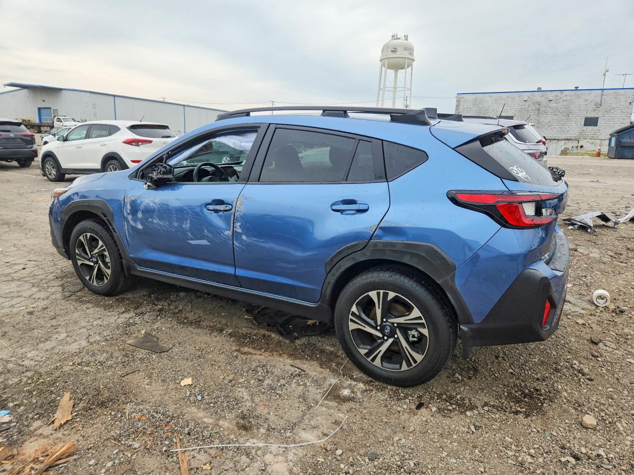 2024 Subaru Crosstrek Premium Blue vin: JF2GUADC9RH387287