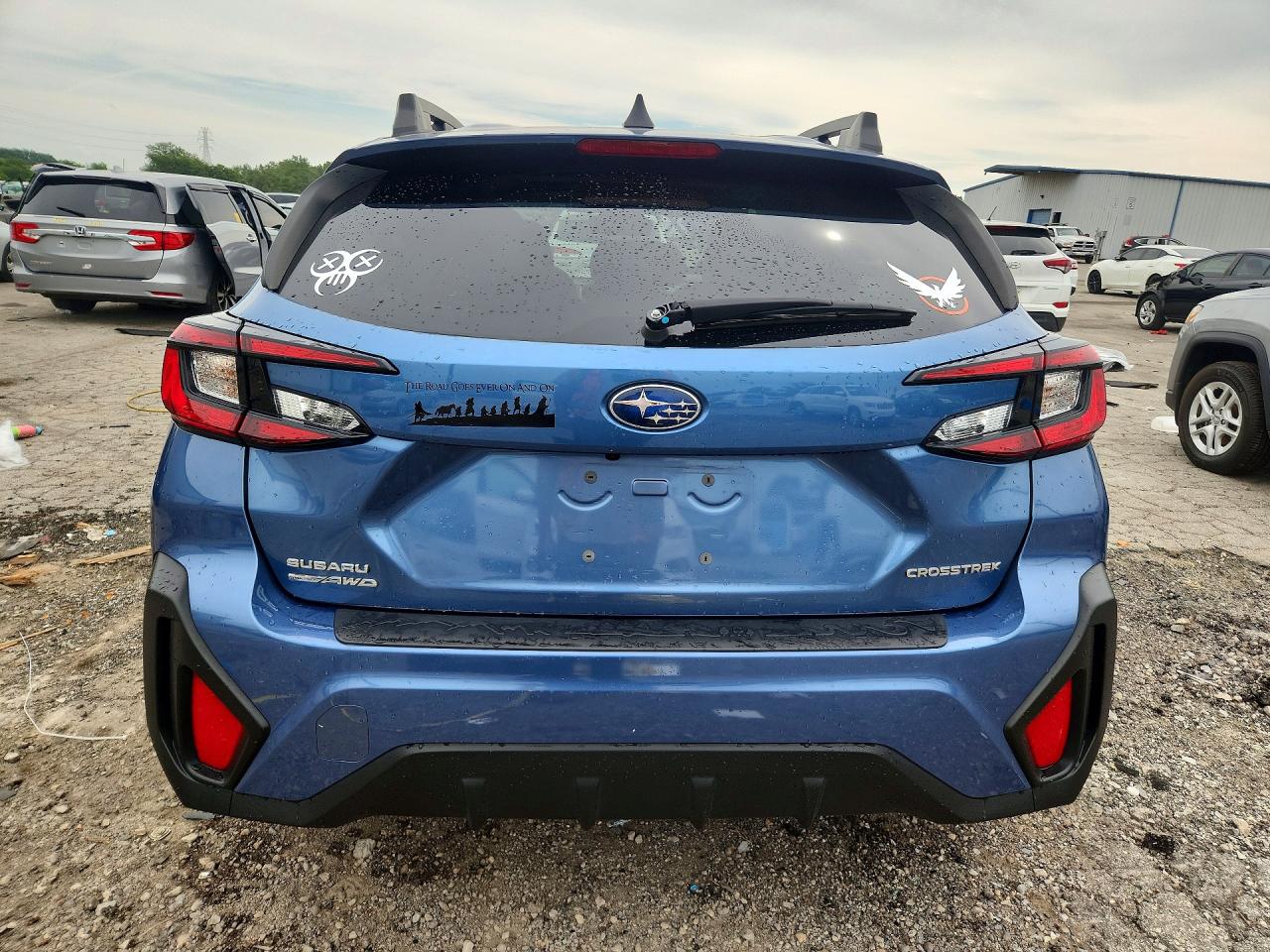 2024 Subaru Crosstrek Premium Blue vin: JF2GUADC9RH387287