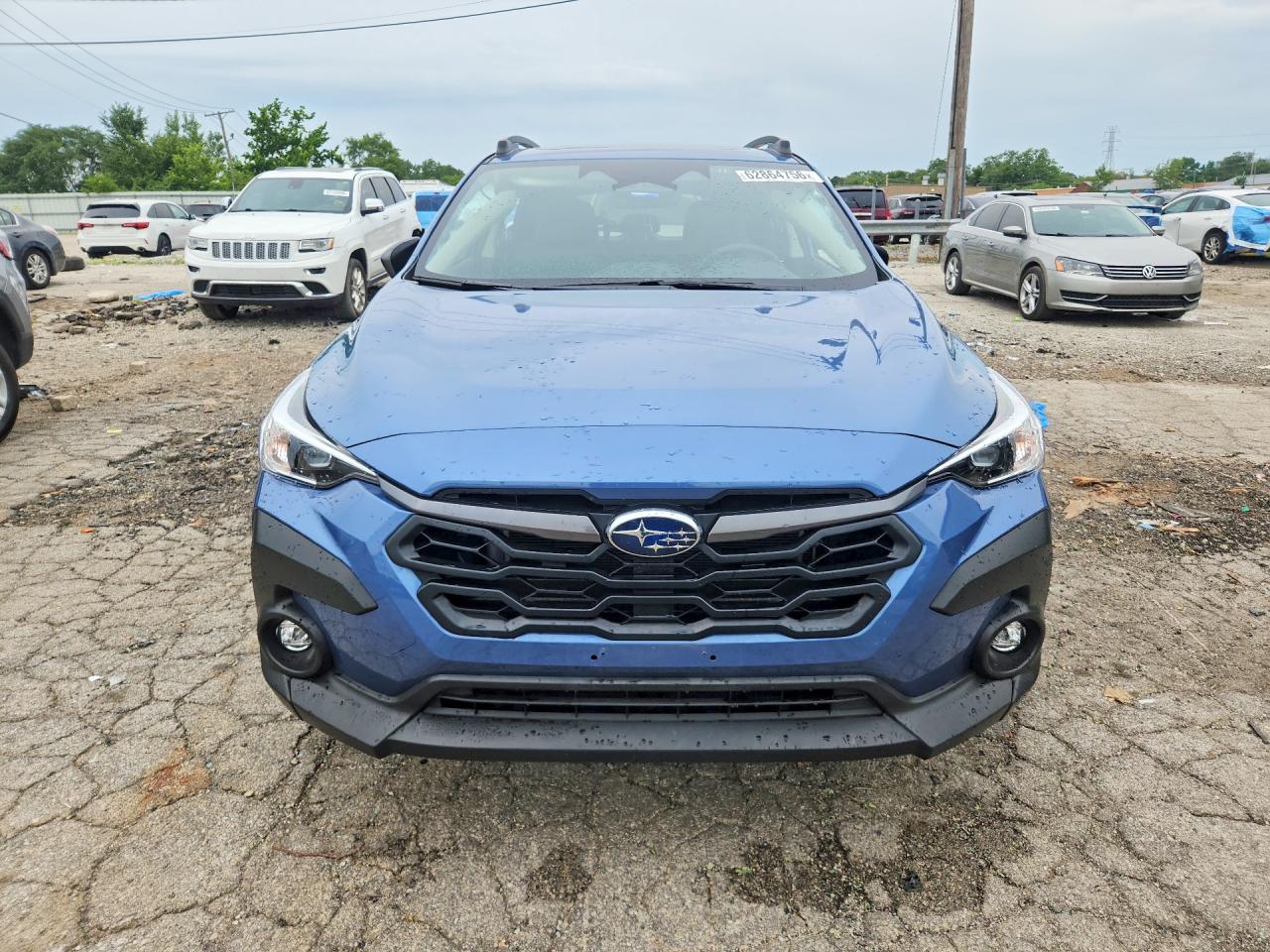 2024 Subaru Crosstrek Premium Blue vin: JF2GUADC9RH387287