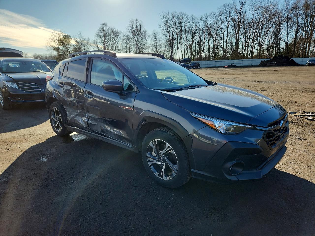 2024 Subaru Crosstrek Premium Gray vin: JF2GUADCXR8306023