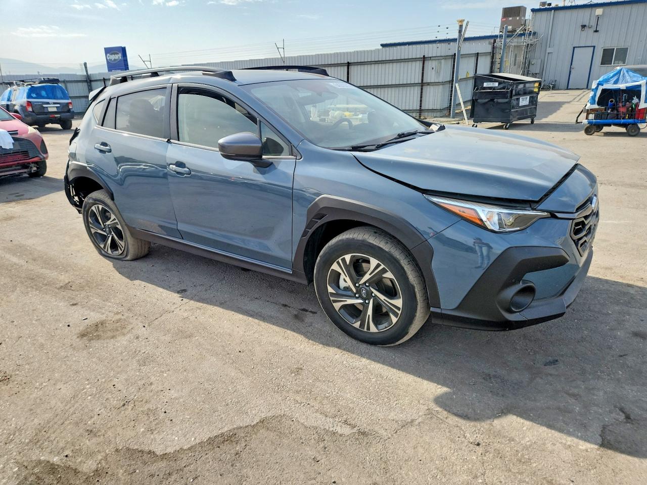 2024 Subaru Crosstrek Premium Blue vin: JF2GUADCXRH282791