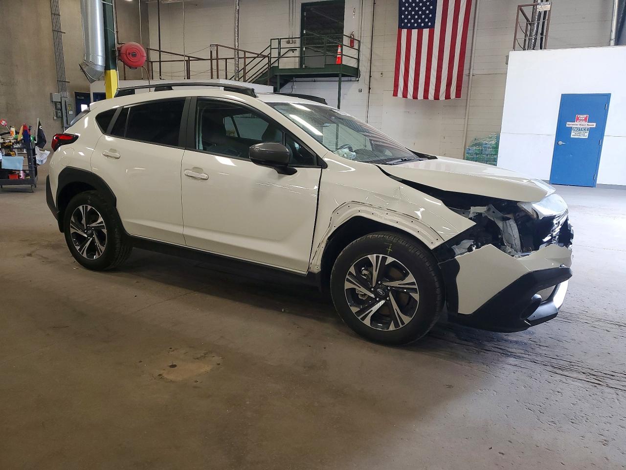 2025 Subaru Crosstrek Premium White vin: JF2GUHDC2S8339175