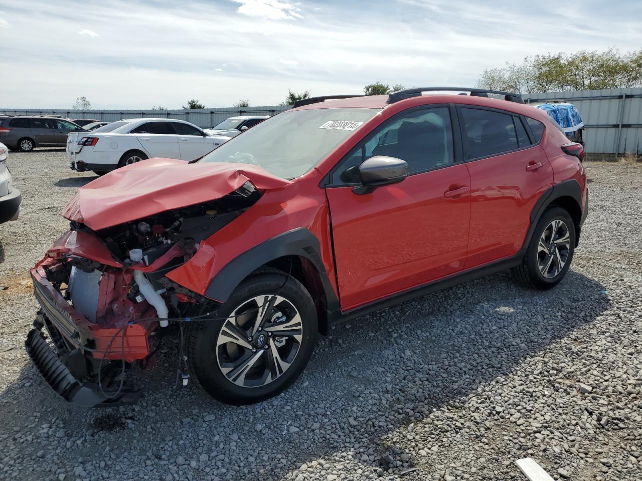2025 Subaru Crosstrek Premium Red vin: JF2GUHDC2SH293136