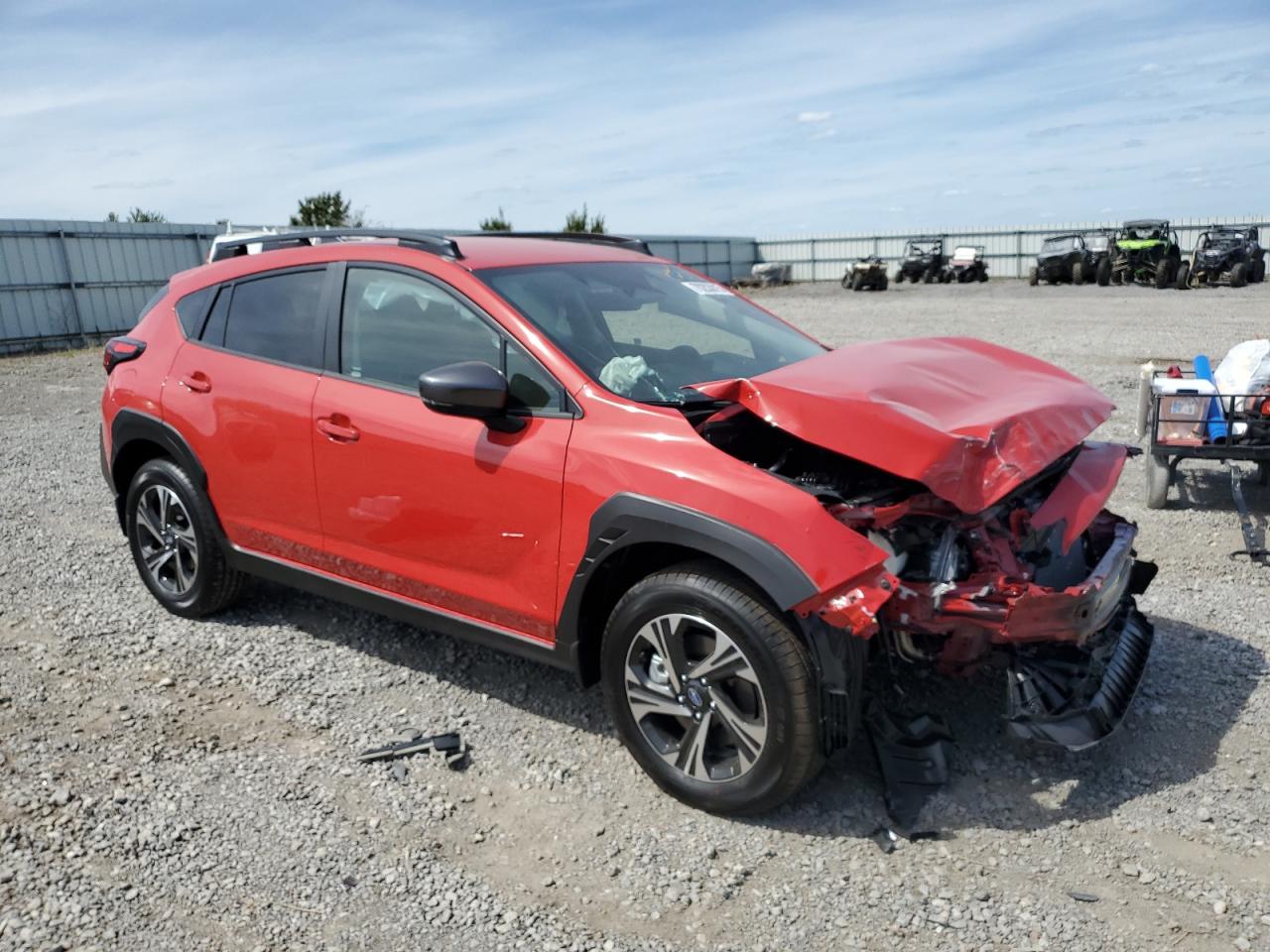 2025 Subaru Crosstrek Premium Red vin: JF2GUHDC2SH293136