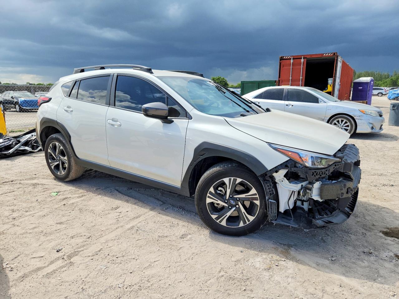 2025 Subaru Crosstrek Premium White vin: JF2GUHDC3S8239375
