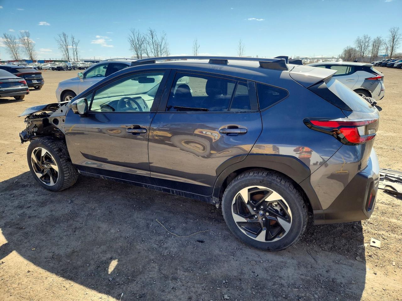 2025 Subaru Crosstrek Limited Gray vin: JF2GUHNC1SH228101
