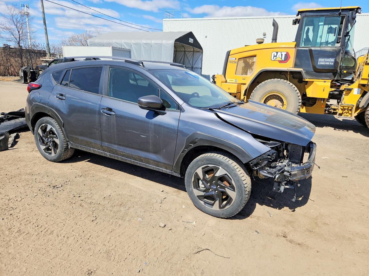 2025 Subaru Crosstrek Limited Gray vin: JF2GUHNC1SH228101