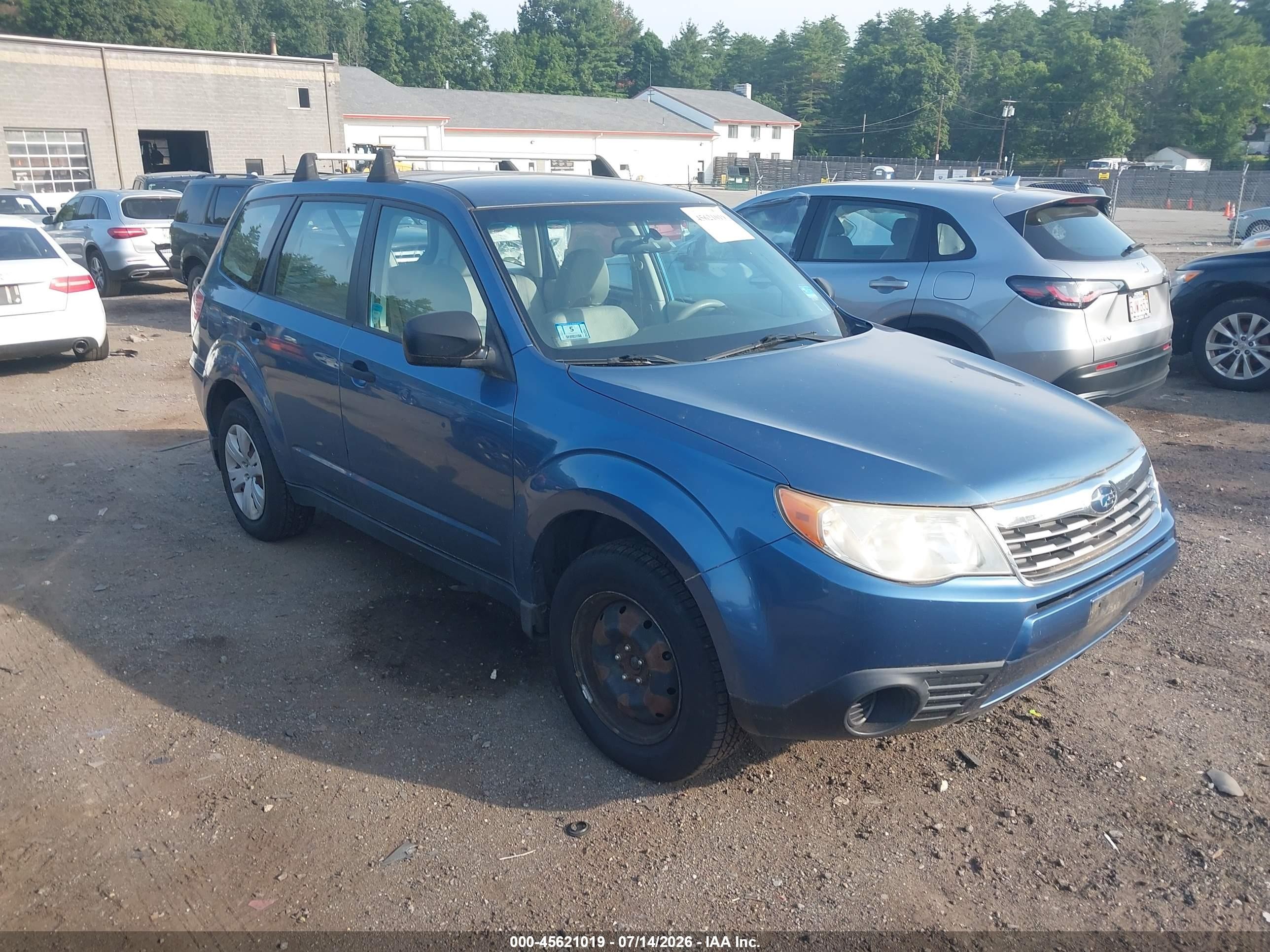 2009 Subaru Forester 2.5x Blue vin: JF2SH61609H737013