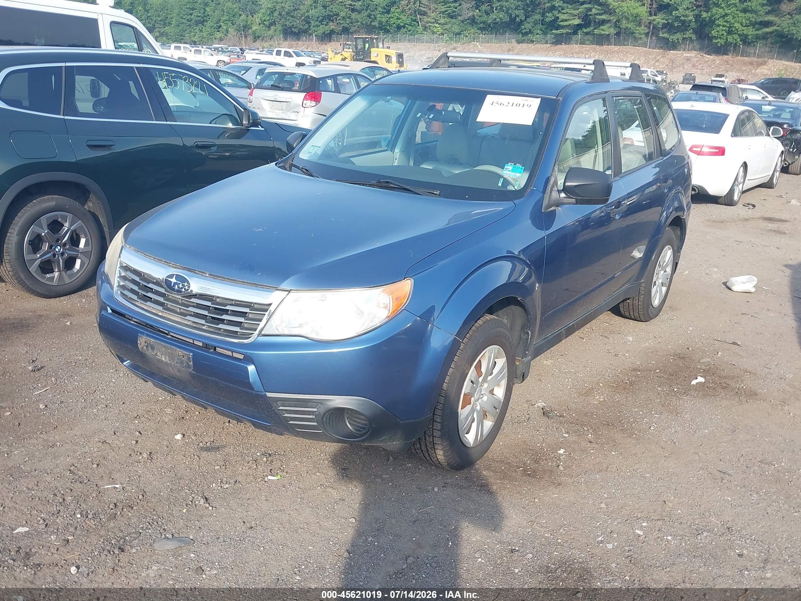 2009 Subaru Forester 2.5x Blue vin: JF2SH61609H737013