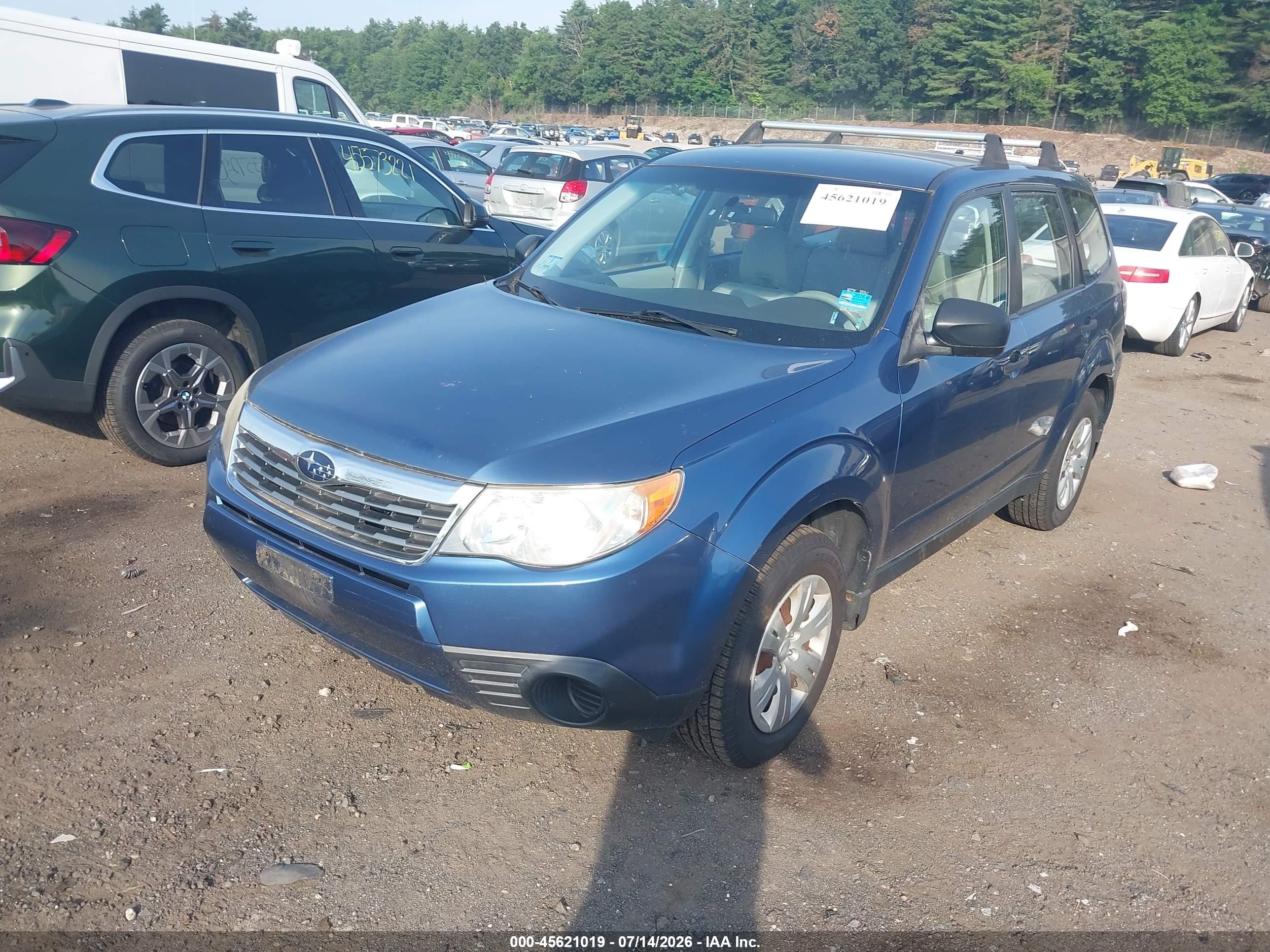 2009 Subaru Forester 2.5x Blue vin: JF2SH61609H737013